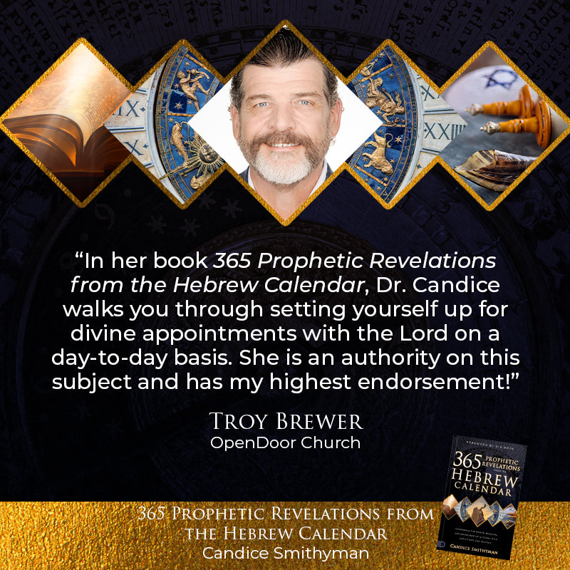 365 Prophetic Revelations from the Hebrew Calendar: Experience the Power, Blessing, and Abundance of Aligning with God's Times and Seasons (Paperback) February 6, 2024 365 Prophetic Revelations from the Hebrew Calendar: Experience the Power, Blessing, and Abundance of Aligning with God's Times and Seasons (Paperback) February 6, 2024