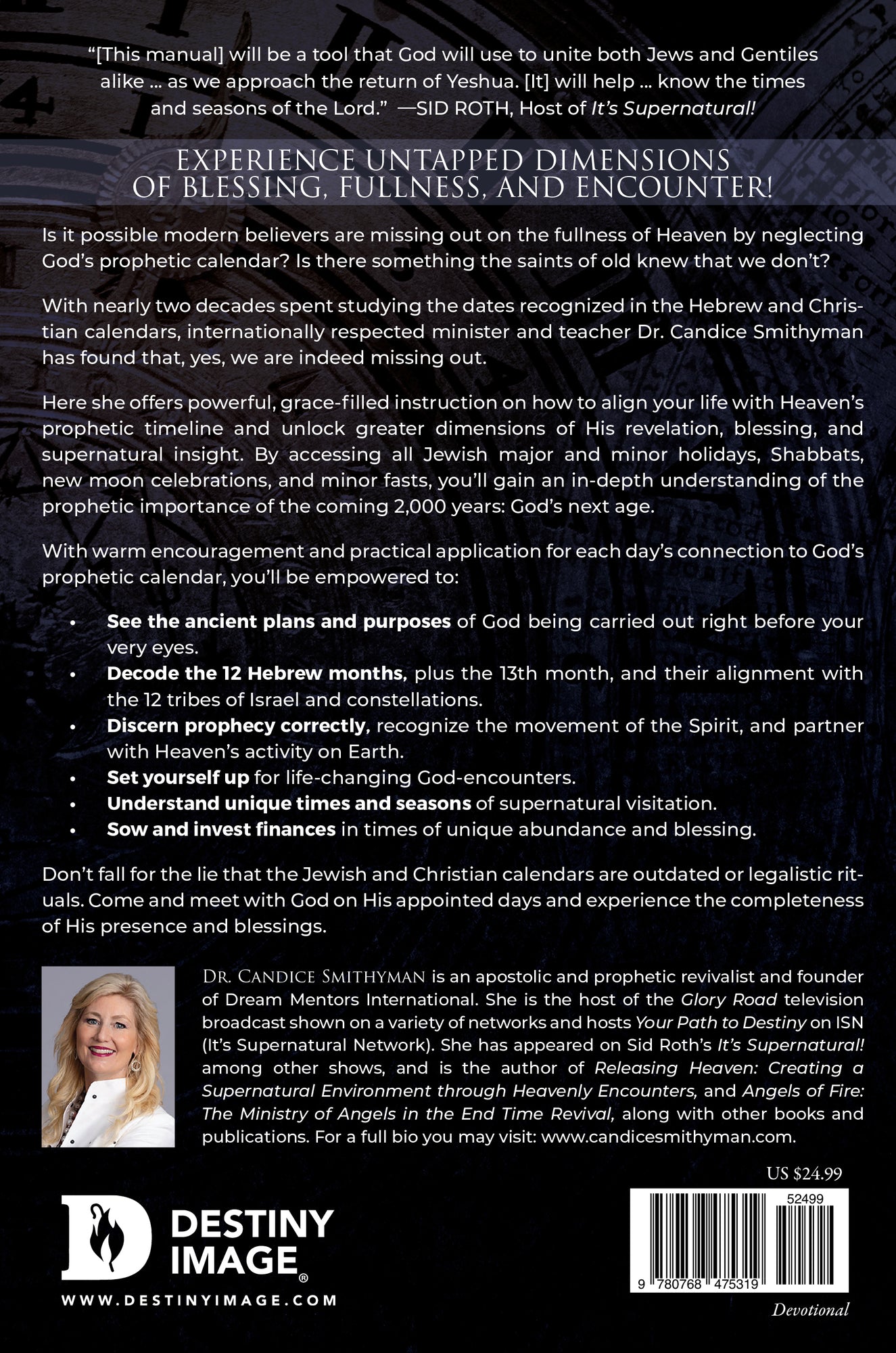 365 Prophetic Revelations from the Hebrew Calendar: Experience the Power, Blessing, and Abundance of Aligning with God's Times and Seasons (Paperback) February 6, 2024 365 Prophetic Revelations from the Hebrew Calendar: Experience the Power, Blessing, and Abundance of Aligning with God's Times and Seasons (Paperback) February 6, 2024