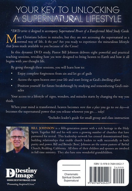 Supernatural Power of a Transformed Mind: A DVD Study Supernatural Power of a Transformed Mind: A DVD Study