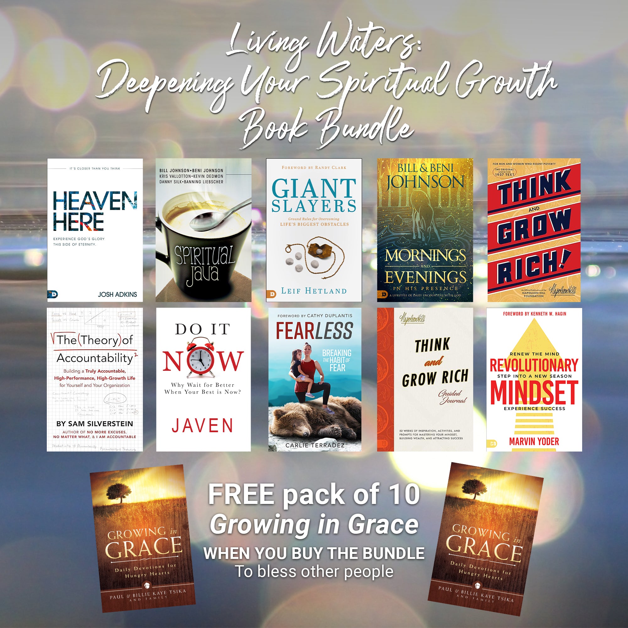 Living Waters: Deepening Your Spiritual Growth Book Bundle Living Waters: Deepening Your Spiritual Growth Book Bundle
