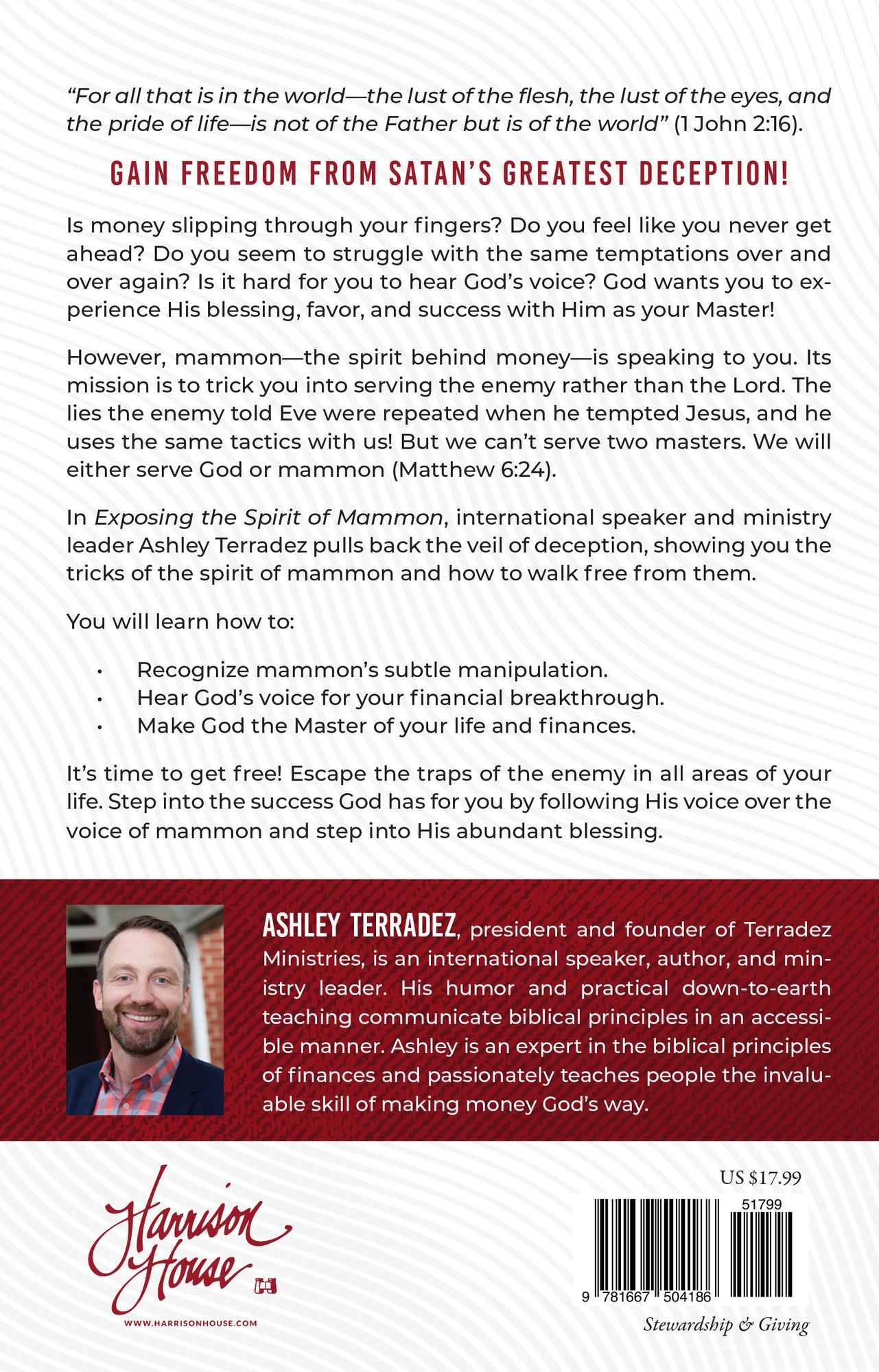 Exposing the Spirit of Mammon: Make God―Not Money―Your Master Paperback – July 2, 2024 Exposing the Spirit of Mammon: Make God―Not Money―Your Master Paperback – July 2, 2024