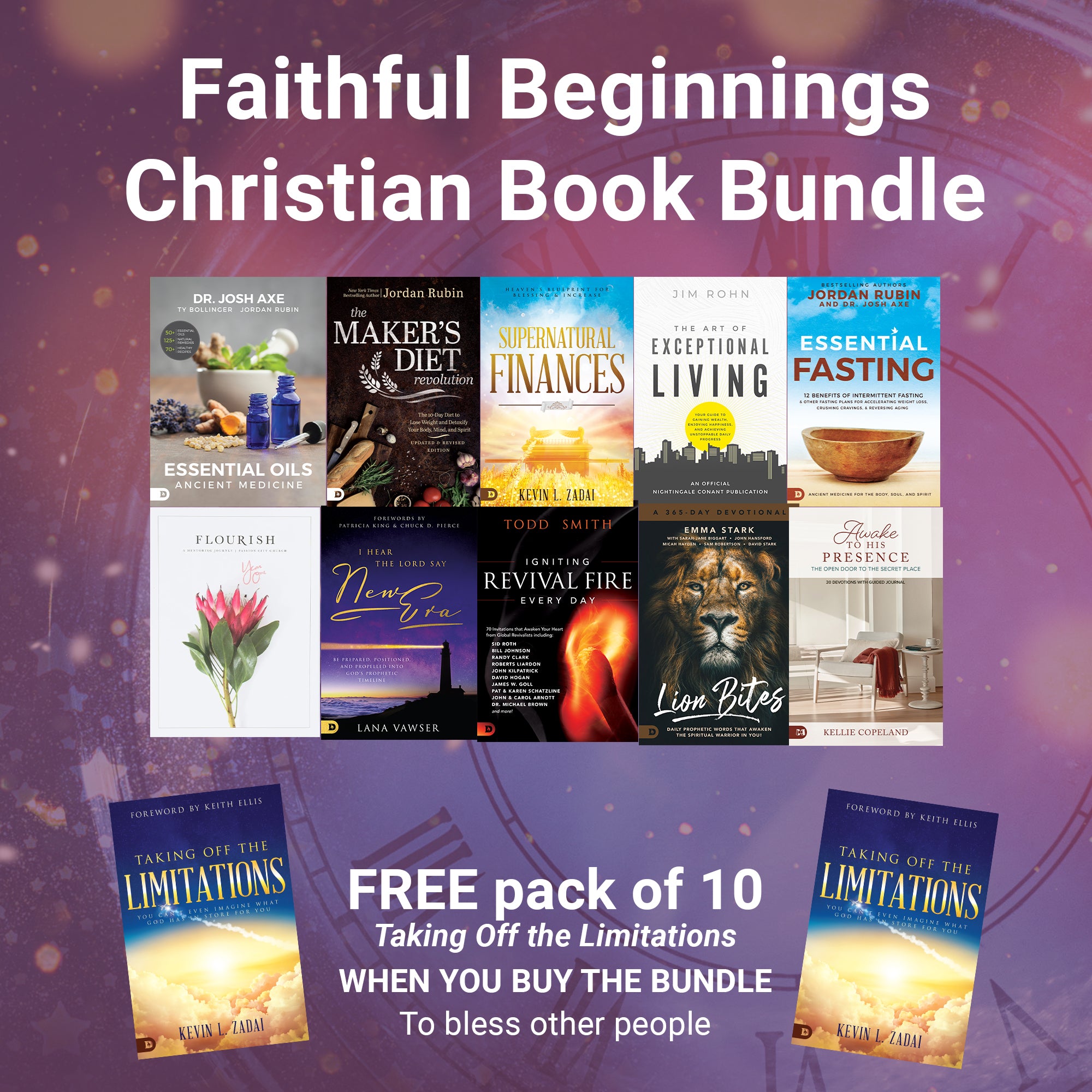 Faithful Beginnings Christian Book Bundle for the month of January Faithful Beginnings Christian Book Bundle for the month of January
