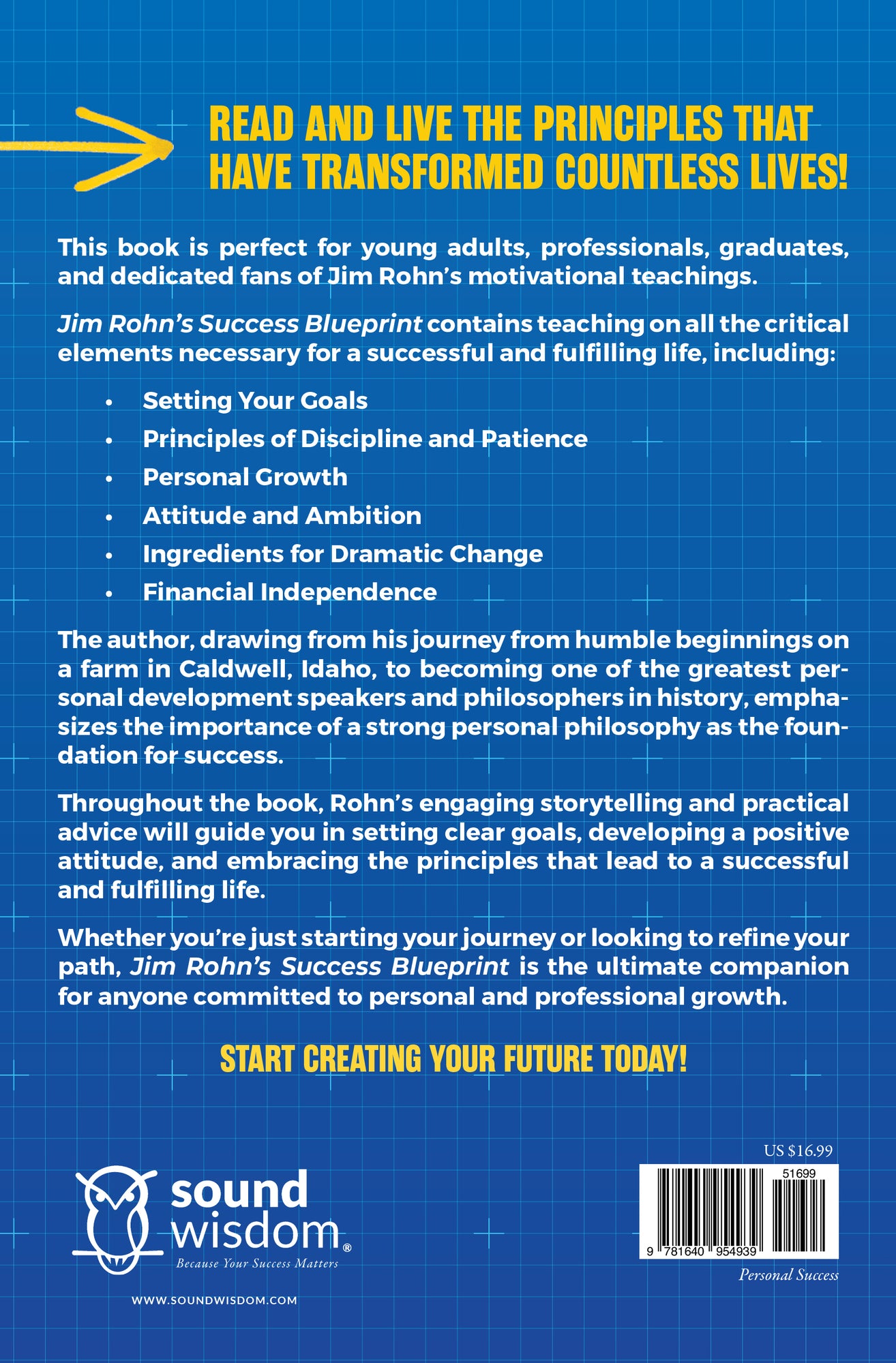Jim Rohn's Success Blueprint: How Today's Actions Achieve Tomorrow's Goals (Official Nightingale Conant Publication) Paperback – April 8, 2025 Jim Rohn's Success Blueprint: How Today's Actions Achieve Tomorrow's Goals (Official Nightingale Conant Publication) Paperback – April 8, 2025
