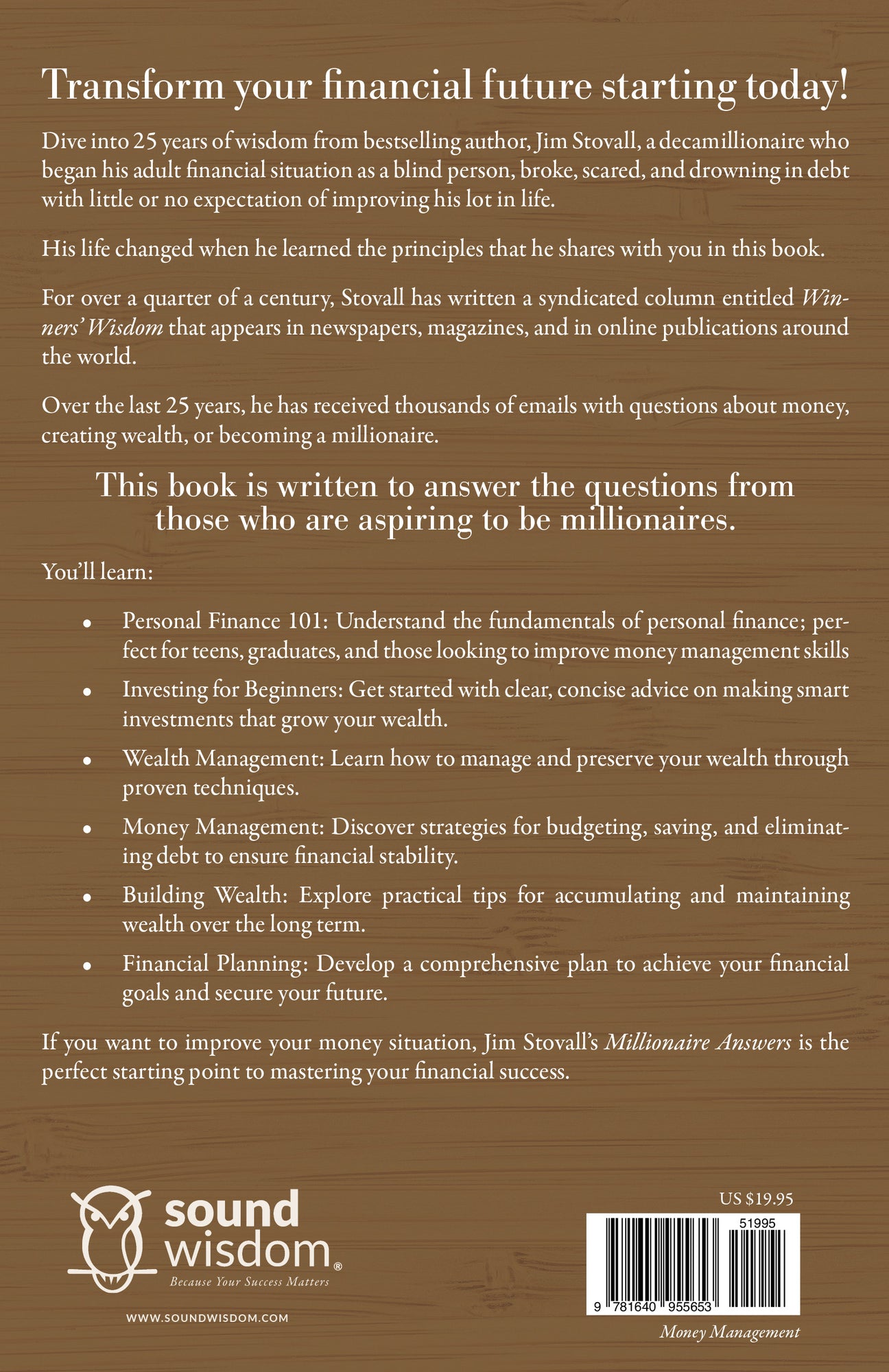 Millionaire Answers: 25 Years of Winners' Wisdom for Building, Managing, and Enjoying Wealth Paperback – April 8, 2025 Millionaire Answers: 25 Years of Winners' Wisdom for Building, Managing, and Enjoying Wealth Paperback – April 8, 2025