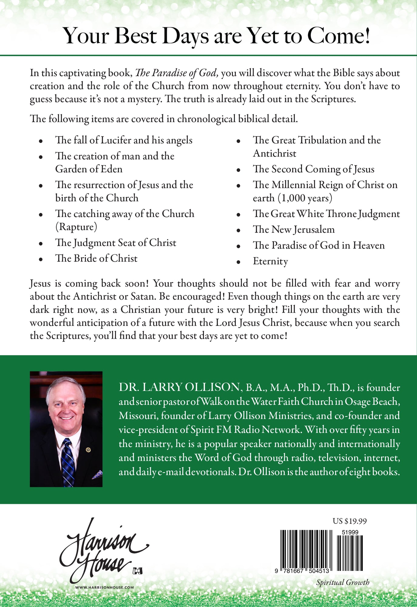 The Paradise of God: Discovering the Biblical Truth About Heaven and Unlock the Mystery of Life After Death Paperback – January 2, 2024 The Paradise of God: Discovering the Biblical Truth About Heaven and Unlock the Mystery of Life After Death Paperback – January 2, 2024