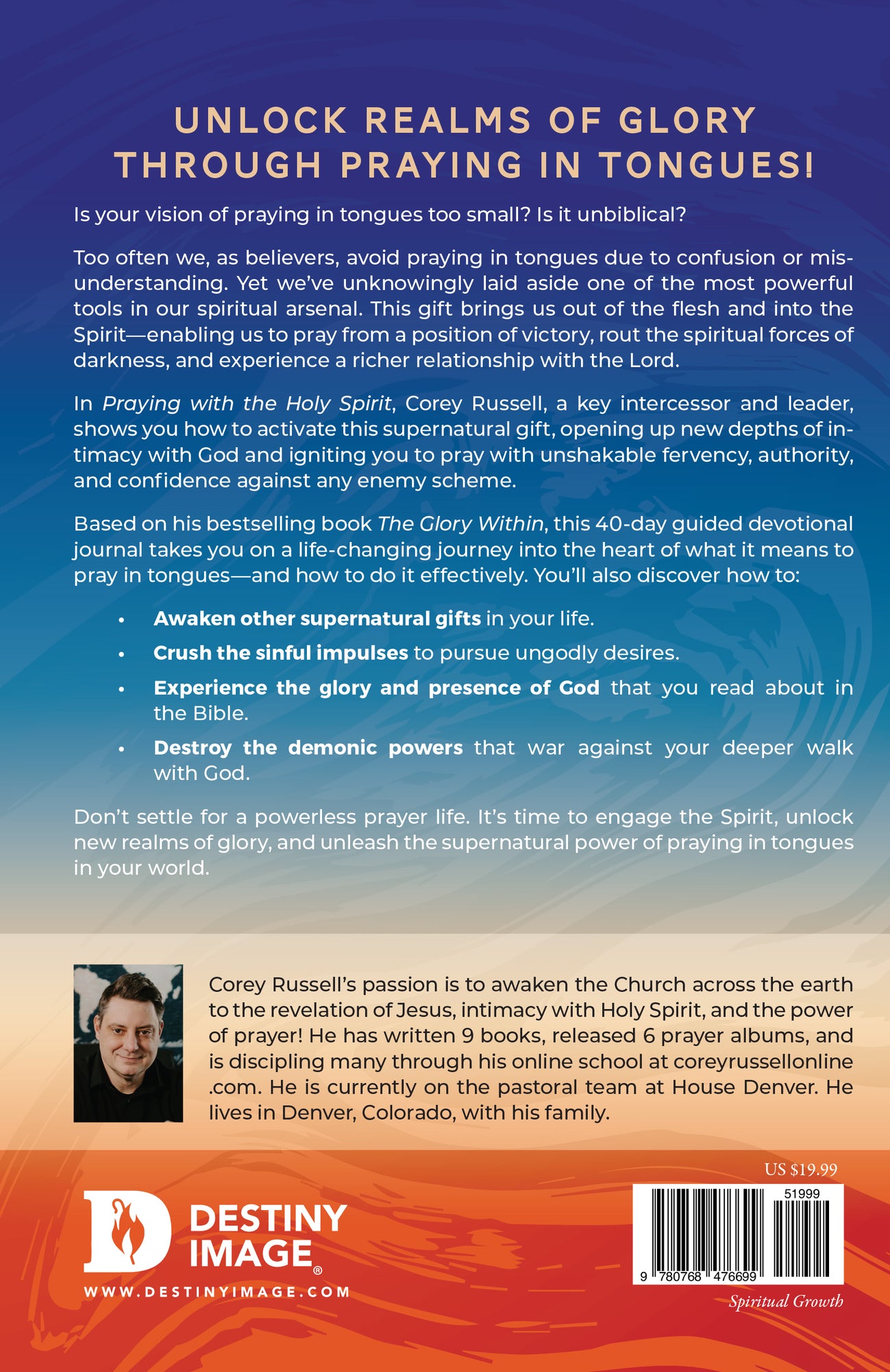 Praying with the Holy Spirit:  40 Days to Revolutionize Your Prayer Life by Activating the Gift of Tongues (Paperback) - May 7, 2024 Praying with the Holy Spirit:  40 Days to Revolutionize Your Prayer Life by Activating the Gift of Tongues (Paperback) - May 7, 2024