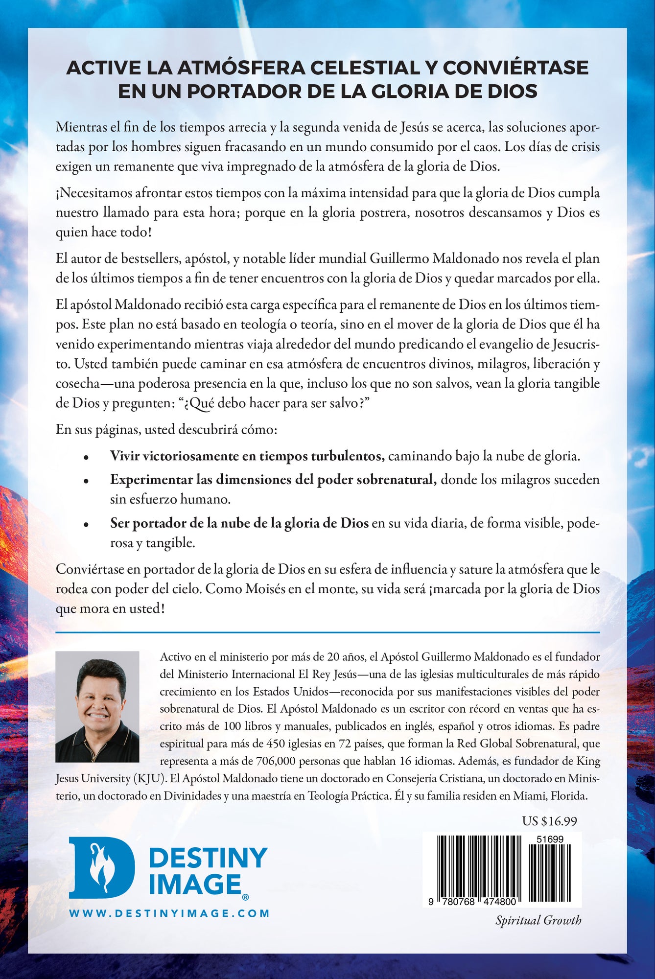 La Gloria Postrera de Dios Revelada: Cómo Caminar Bajo Las Bendiciones de la Nube de Gloria (Spanish Edition) Paperback – October 1, 2024 La Gloria Postrera de Dios Revelada: Cómo Caminar Bajo Las Bendiciones de la Nube de Gloria (Spanish Edition) Paperback – October 1, 2024