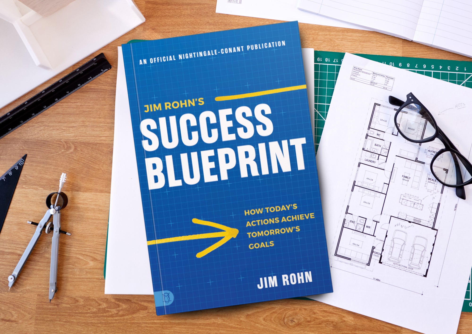 Jim Rohn's Success Blueprint: How Today's Actions Achieve Tomorrow's Goals (Official Nightingale Conant Publication) Paperback – April 8, 2025 Jim Rohn's Success Blueprint: How Today's Actions Achieve Tomorrow's Goals (Official Nightingale Conant Publication) Paperback – April 8, 2025