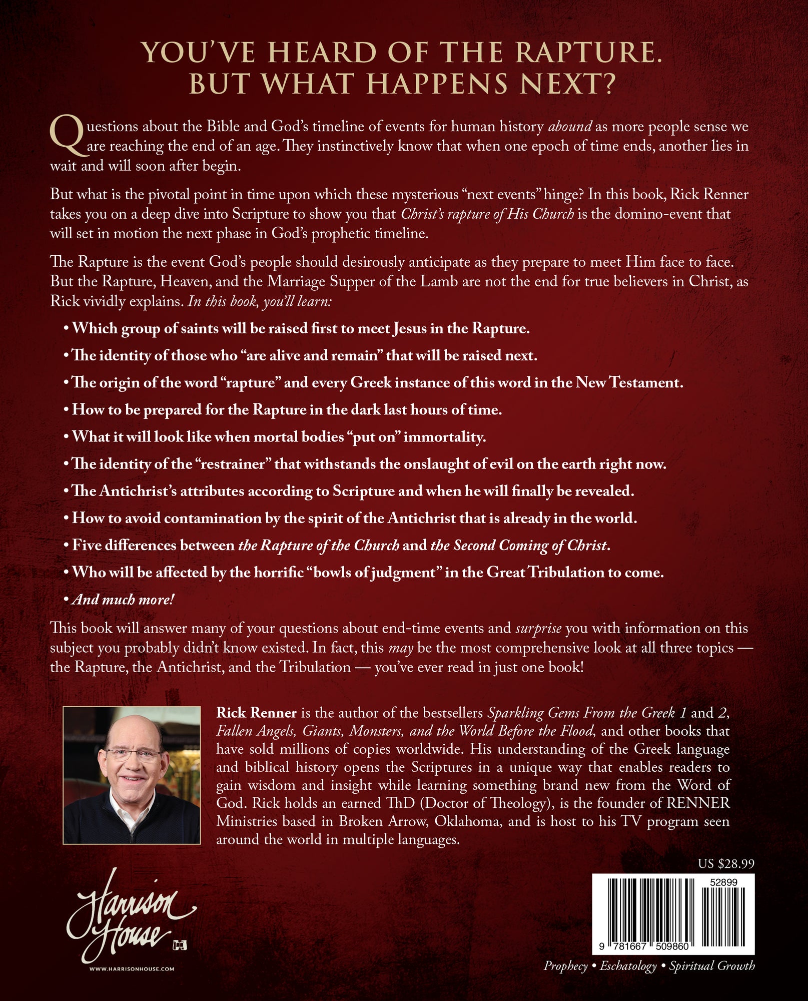 The Rapture, the Antichrist and the Tribulation: An End-times Countdown and What Happens Next Paperback – September 2, 2025 The Rapture, the Antichrist and the Tribulation: An End-times Countdown and What Happens Next Paperback – September 2, 2025