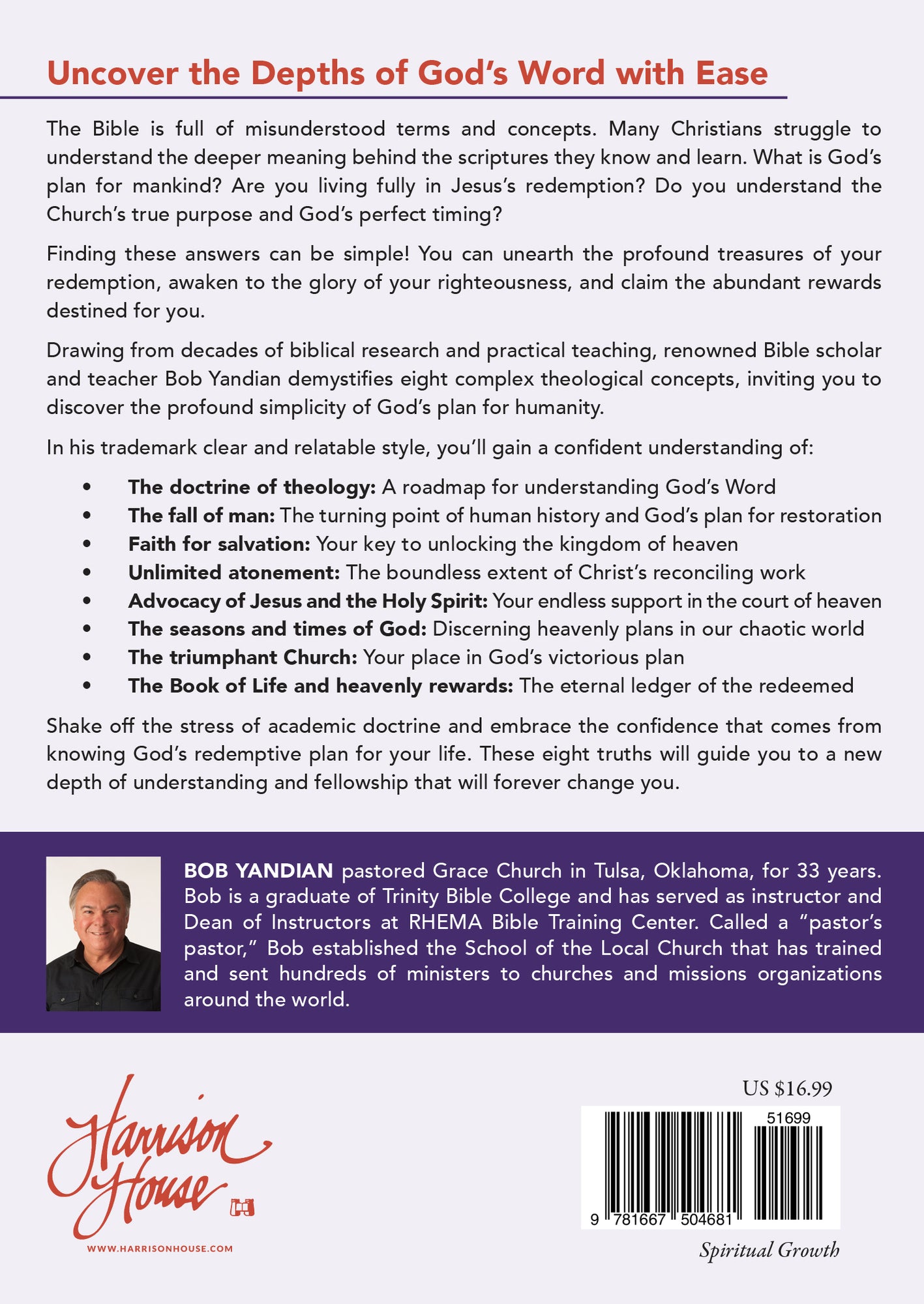 Theology Simplified (Vol.) 2: The Eight Foundational Truths for Understanding God's Plan for Man Paperback – November 5, 2024 Theology Simplified (Vol.) 2: The Eight Foundational Truths for Understanding God's Plan for Man Paperback – November 5, 2024