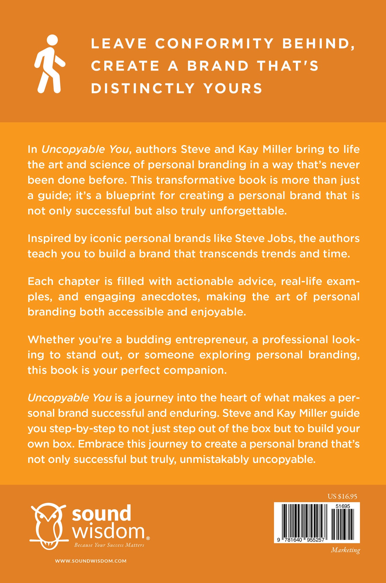 Uncopyable You: Create a Personal Brand that Gets People to Know You, Like You, Trust You, and Remember You! - August 2024 Uncopyable You: Create a Personal Brand that Gets People to Know You, Like You, Trust You, and Remember You! - August 2024