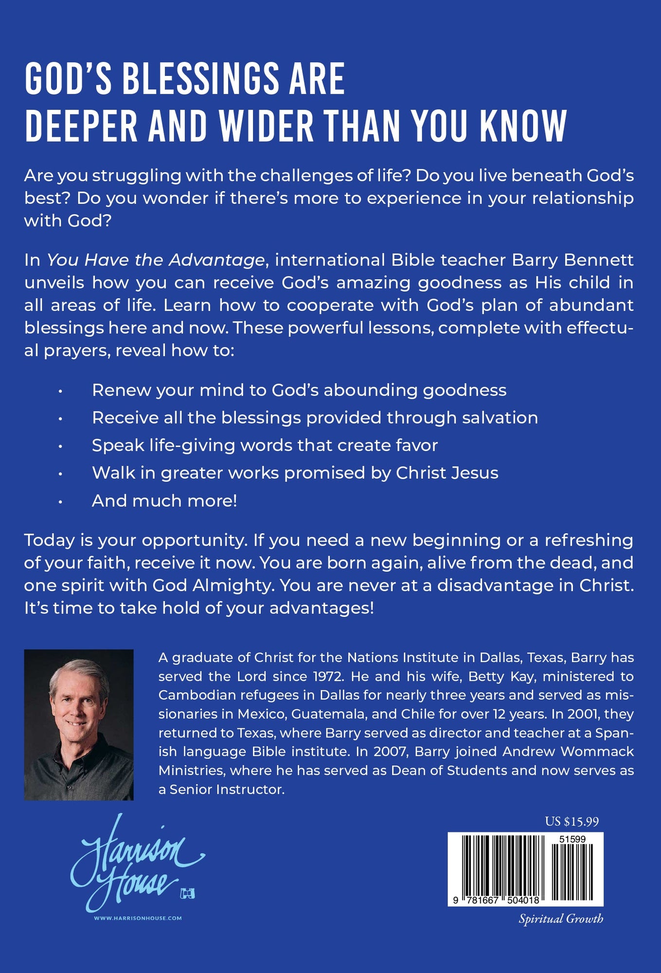 You Have the Advantage!: Walking in the Revelation of God's Covenant of Blessing, Favor, and Strength Paperback – June 4, 2024 You Have the Advantage!: Walking in the Revelation of God's Covenant of Blessing, Favor, and Strength Paperback – June 4, 2024