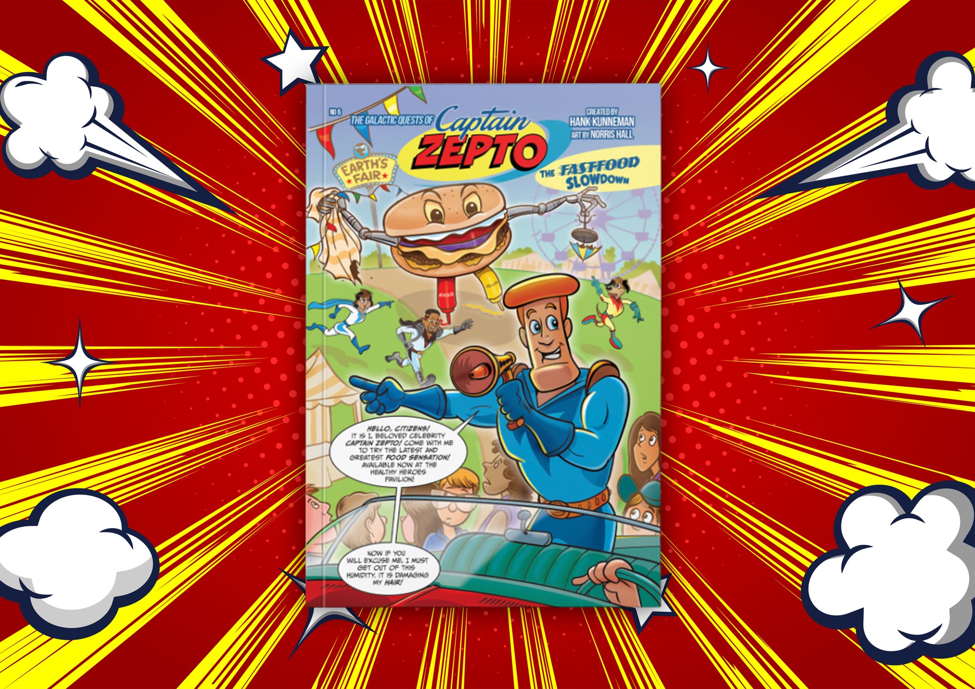 The Galactic Quest of Captain Zepto: Issue 6: Fast Food Slowdown Paperback – September 2, 2025 The Galactic Quest of Captain Zepto: Issue 6: Fast Food Slowdown Paperback – September 2, 2025