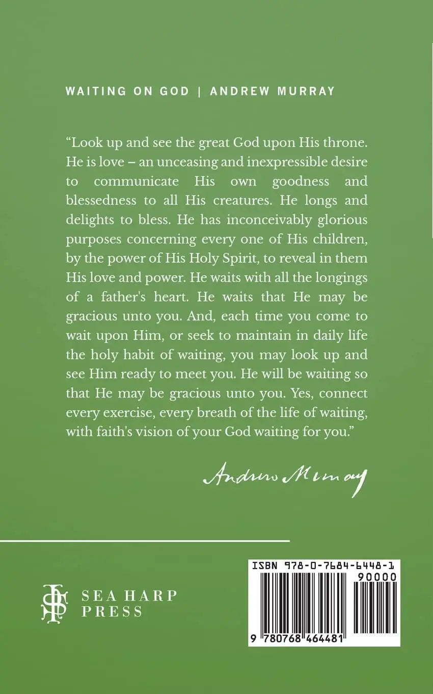 Waiting on God (Sea Harp Timeless series) Paperback – August 3, 2022 Waiting on God (Sea Harp Timeless series) Paperback – August 3, 2022