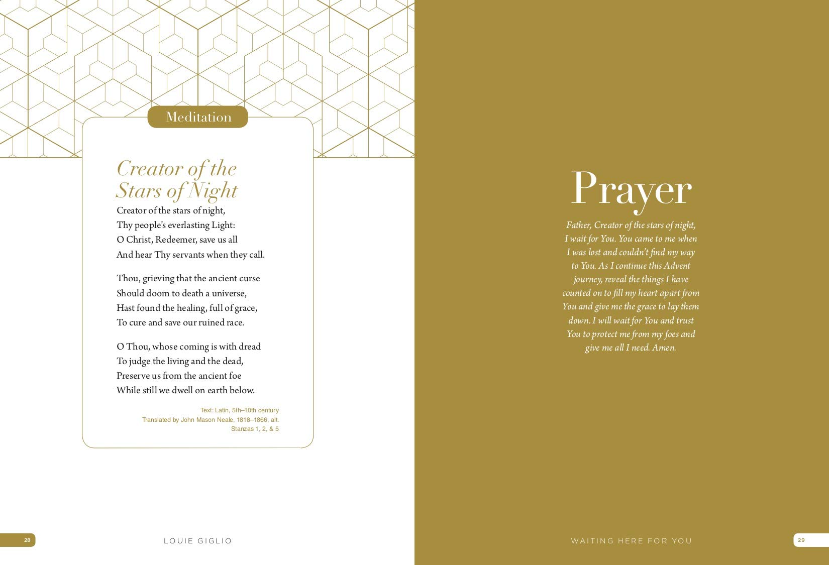 Waiting Here For You: An Advent Journey of Hope Hardcover – October 20, 2020 Waiting Here For You: An Advent Journey of Hope Hardcover – October 20, 2020