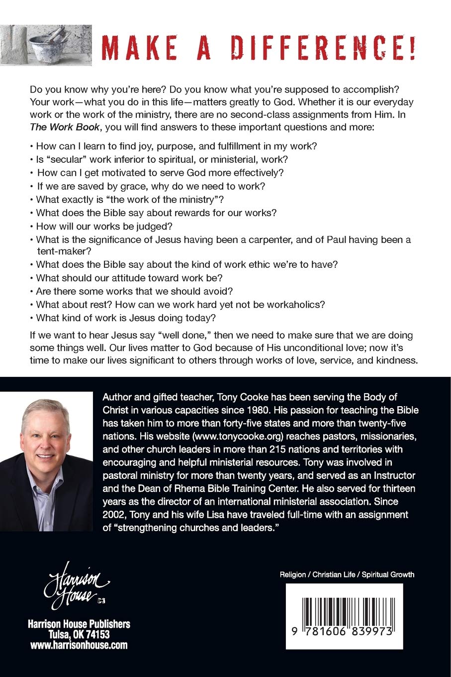 The Work Book: What We Do Matters to God Paperback – June 9, 2015 The Work Book: What We Do Matters to God Paperback – June 9, 2015