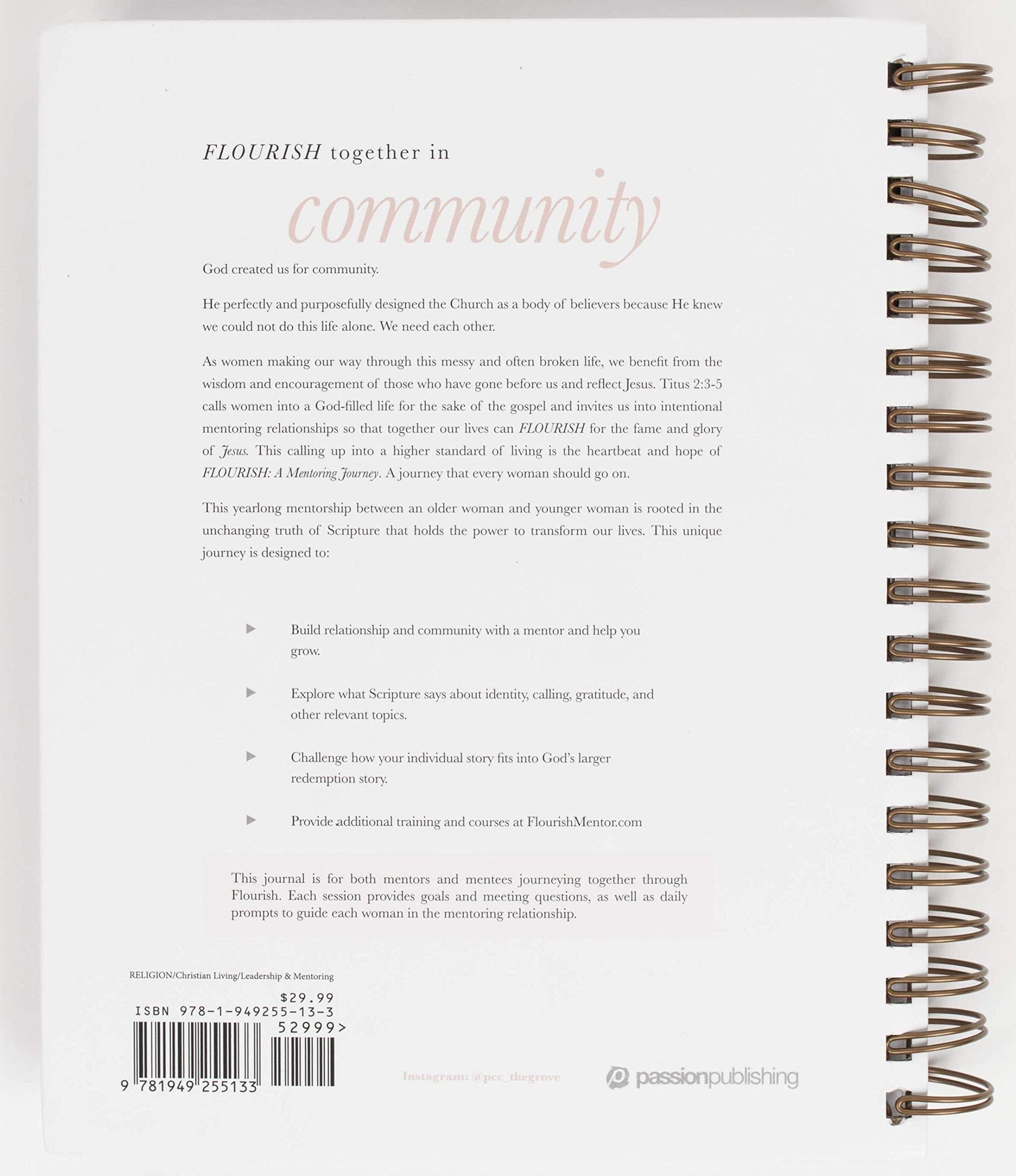 Flourish: A Mentoring Journey - Year One Spiral-bound – January 12, 2021 Flourish: A Mentoring Journey - Year One Spiral-bound – January 12, 2021