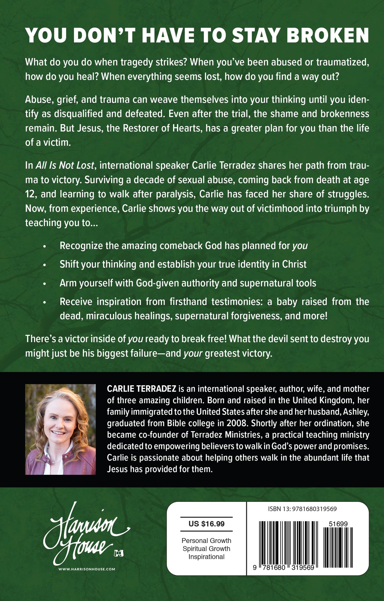 All is Not Lost: Your Path from Trauma to Victory Paperback – August 16, 2022 All is Not Lost: Your Path from Trauma to Victory Paperback – August 16, 2022