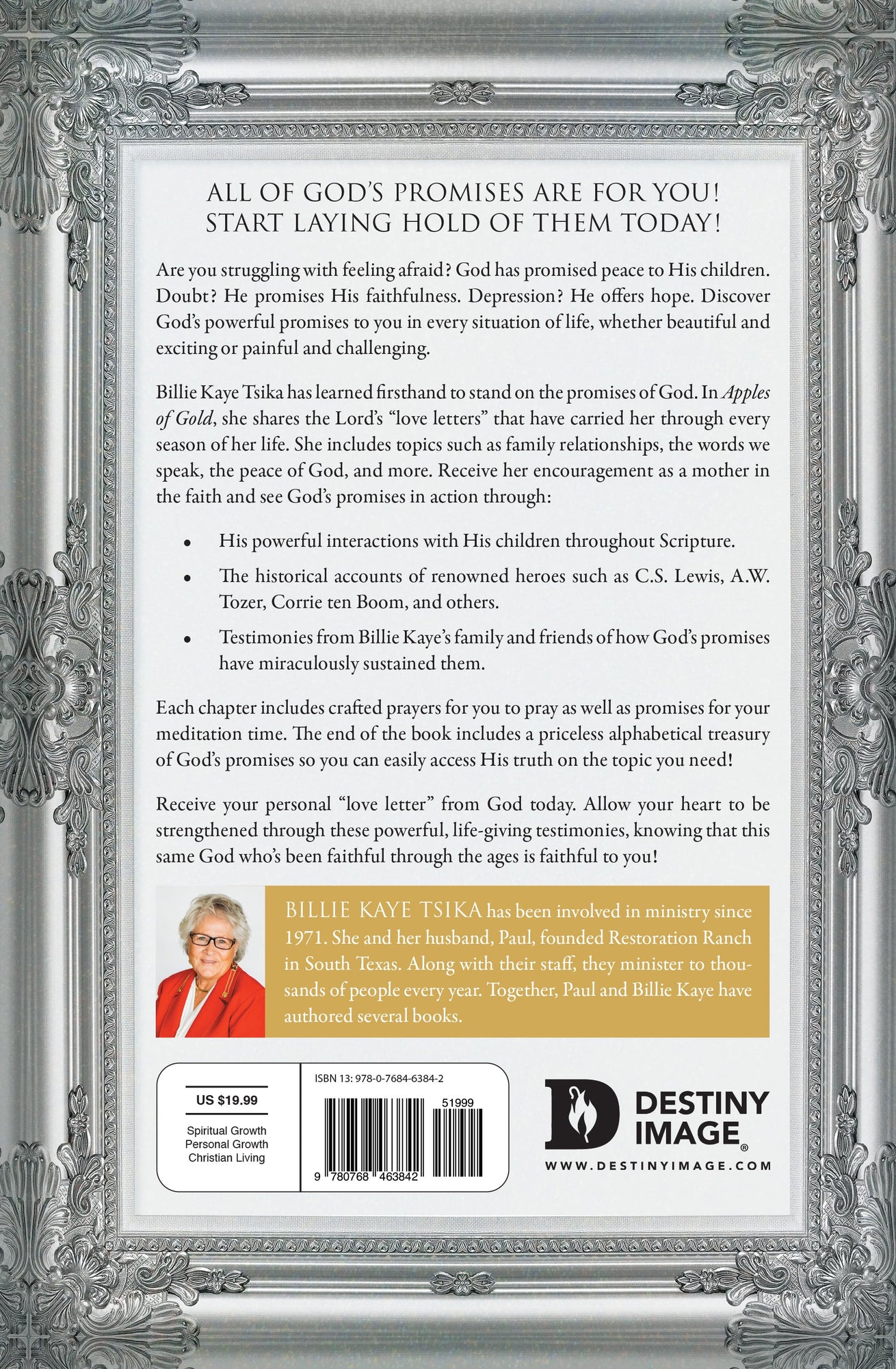 Apples of Gold in Pictures of Silver: Promises from God Paperback – December 20, 2022 Apples of Gold in Pictures of Silver: Promises from God Paperback – December 20, 2022