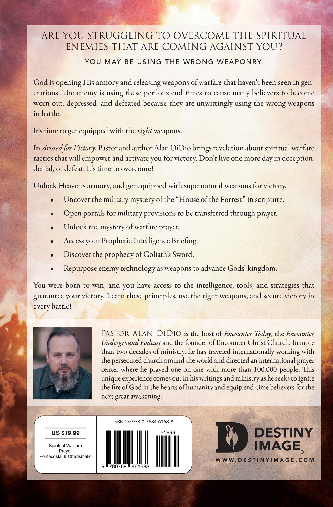 Armed for Victory: Prayer Strategies That Unlock the End-Time Armory of God Paperback – July 19, 2022 Armed for Victory: Prayer Strategies That Unlock the End-Time Armory of God Paperback – July 19, 2022