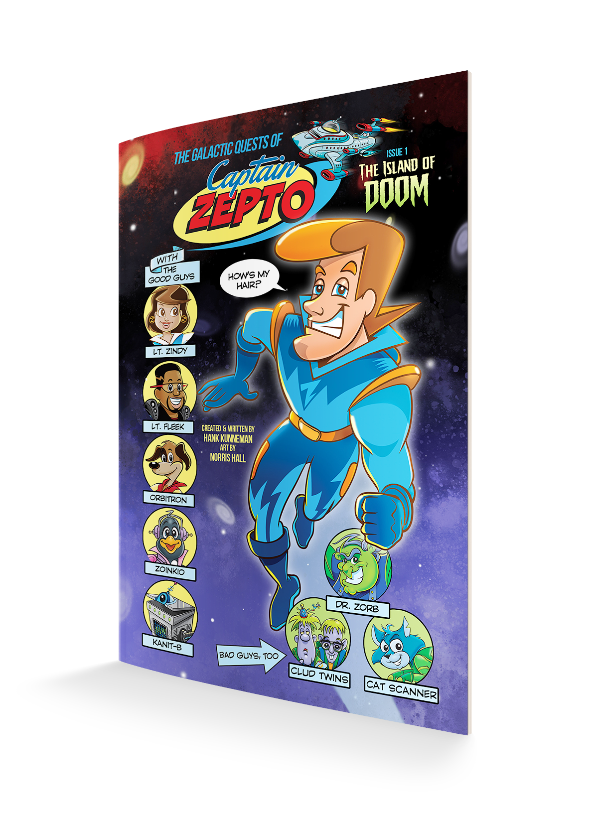 The Galactic Quests of Captain Zepto: Issue 1: The Island of Doom The Galactic Quests of Captain Zepto: Issue 1: The Island of Doom