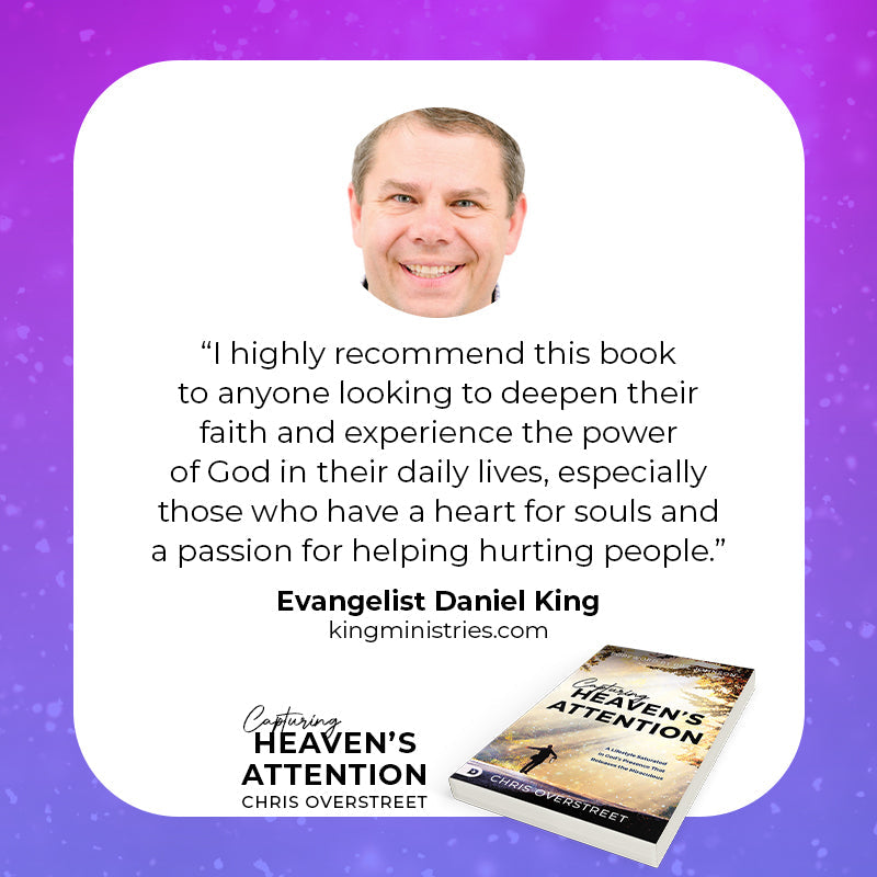 Capturing Heaven's Attention: A Lifestyle Saturated in God's Presence That Releases the Miraculous Paperback – October 3, 2023 Capturing Heaven's Attention: A Lifestyle Saturated in God's Presence That Releases the Miraculous Paperback – October 3, 2023