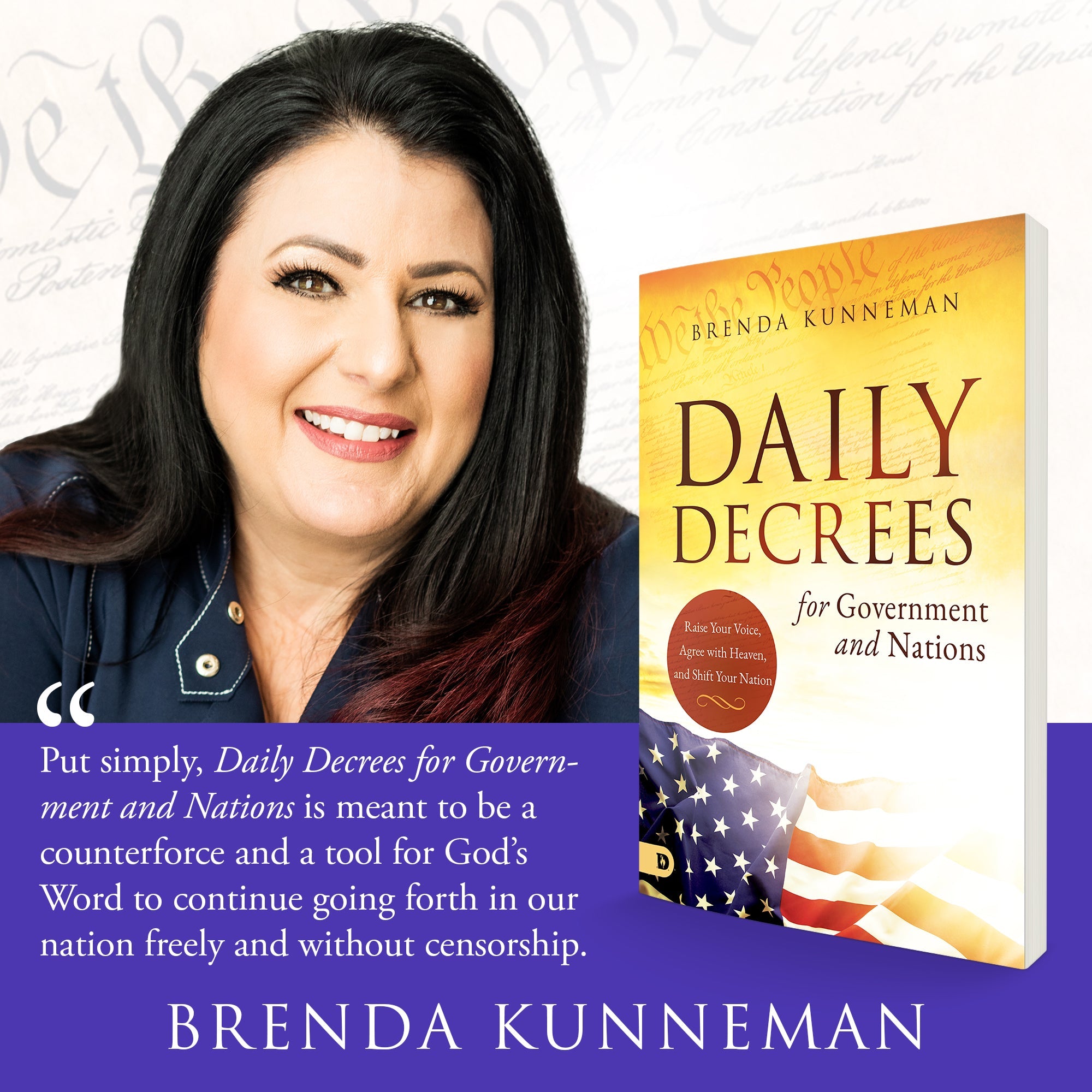 Daily Decrees for Government and Nations: Raise Your Voice, Agree with Heaven, and Shift Your Nation Paperback – September 11, 2023 Daily Decrees for Government and Nations: Raise Your Voice, Agree with Heaven, and Shift Your Nation Paperback – September 11, 2023