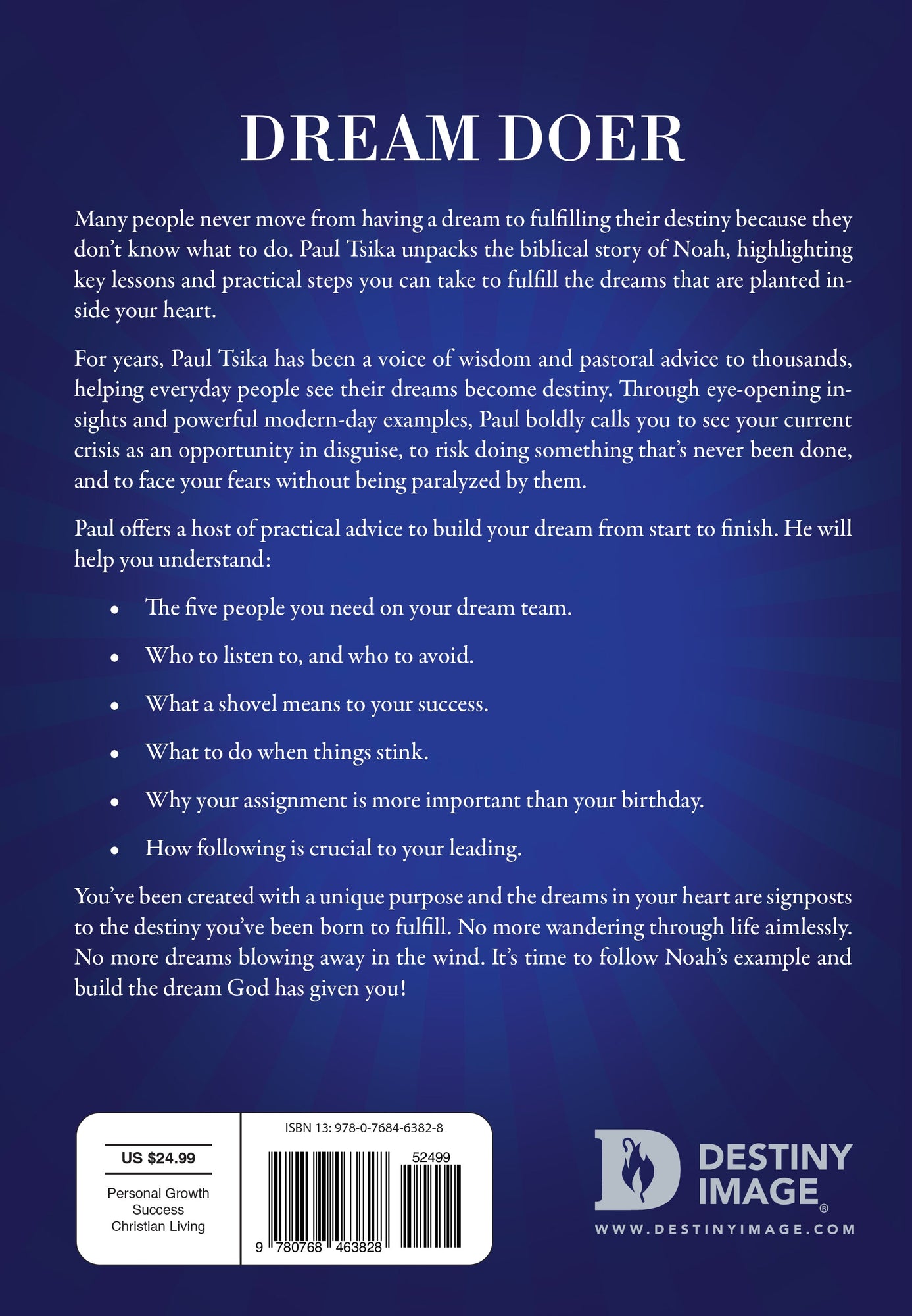 Dream-Doer: Dream Building Secrets from the Life of Noah Hardcover – December 20, 2022 Dream-Doer: Dream Building Secrets from the Life of Noah Hardcover – December 20, 2022