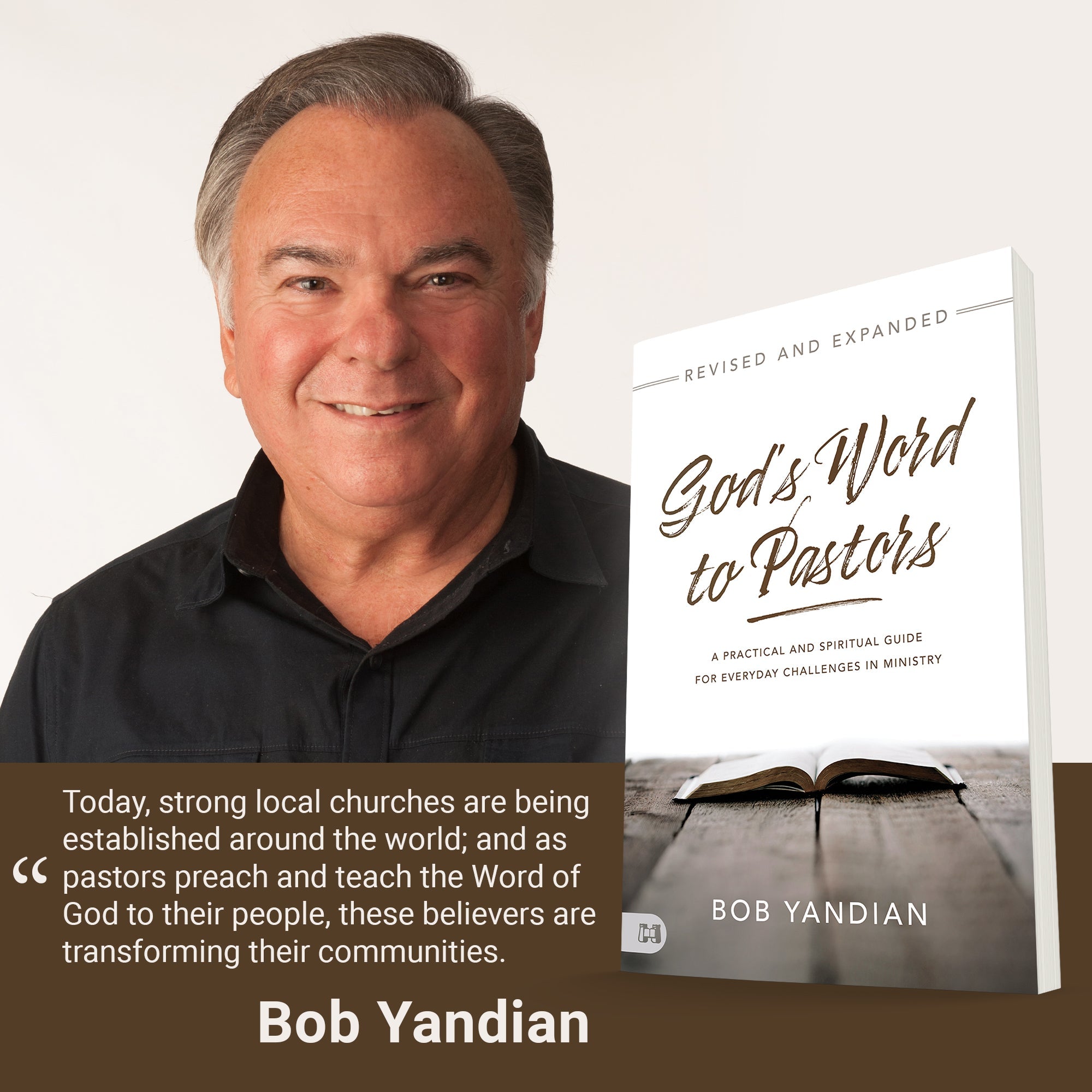 God's Word to Pastors Revised and Updated: A Practical and Spiritual Guide for Everyday Challenges in Ministry Paperback – March 15, 2022 by Bob Yandian  (Author) God's Word to Pastors Revised and Updated: A Practical and Spiritual Guide for Everyday Challenges in Ministry Paperback – March 15, 2022 by Bob Yandian  (Author)