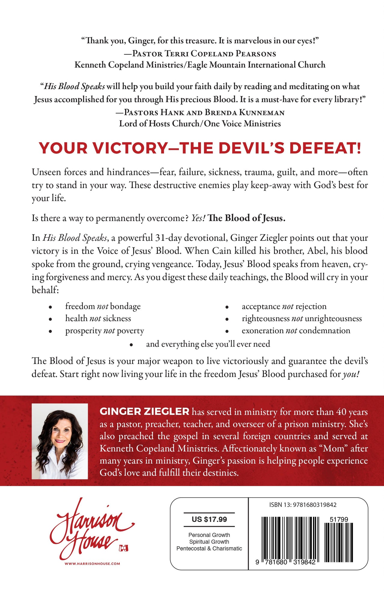 His Blood Speaks: 31-Day Devotional, Your Victory ― the Devil's Defeat Paperback – November 15, 2022 His Blood Speaks: 31-Day Devotional, Your Victory ― the Devil's Defeat Paperback – November 15, 2022