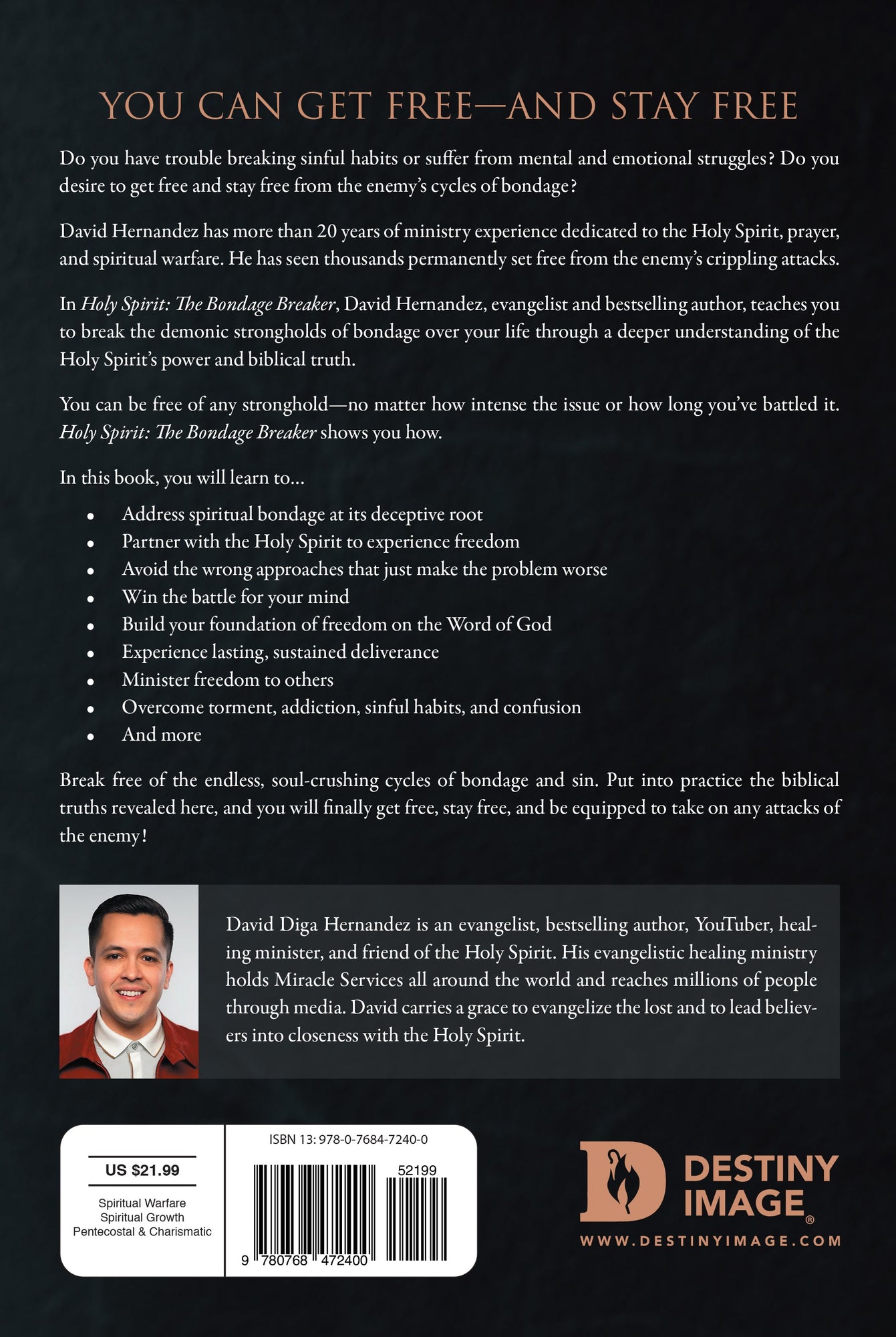 Holy Spirit: The Bondage Breaker: Experience Permanent Deliverance from Mental, Emotional, and Demonic Strongholds Paperback – June 6, 2023 Holy Spirit: The Bondage Breaker: Experience Permanent Deliverance from Mental, Emotional, and Demonic Strongholds Paperback – June 6, 2023
