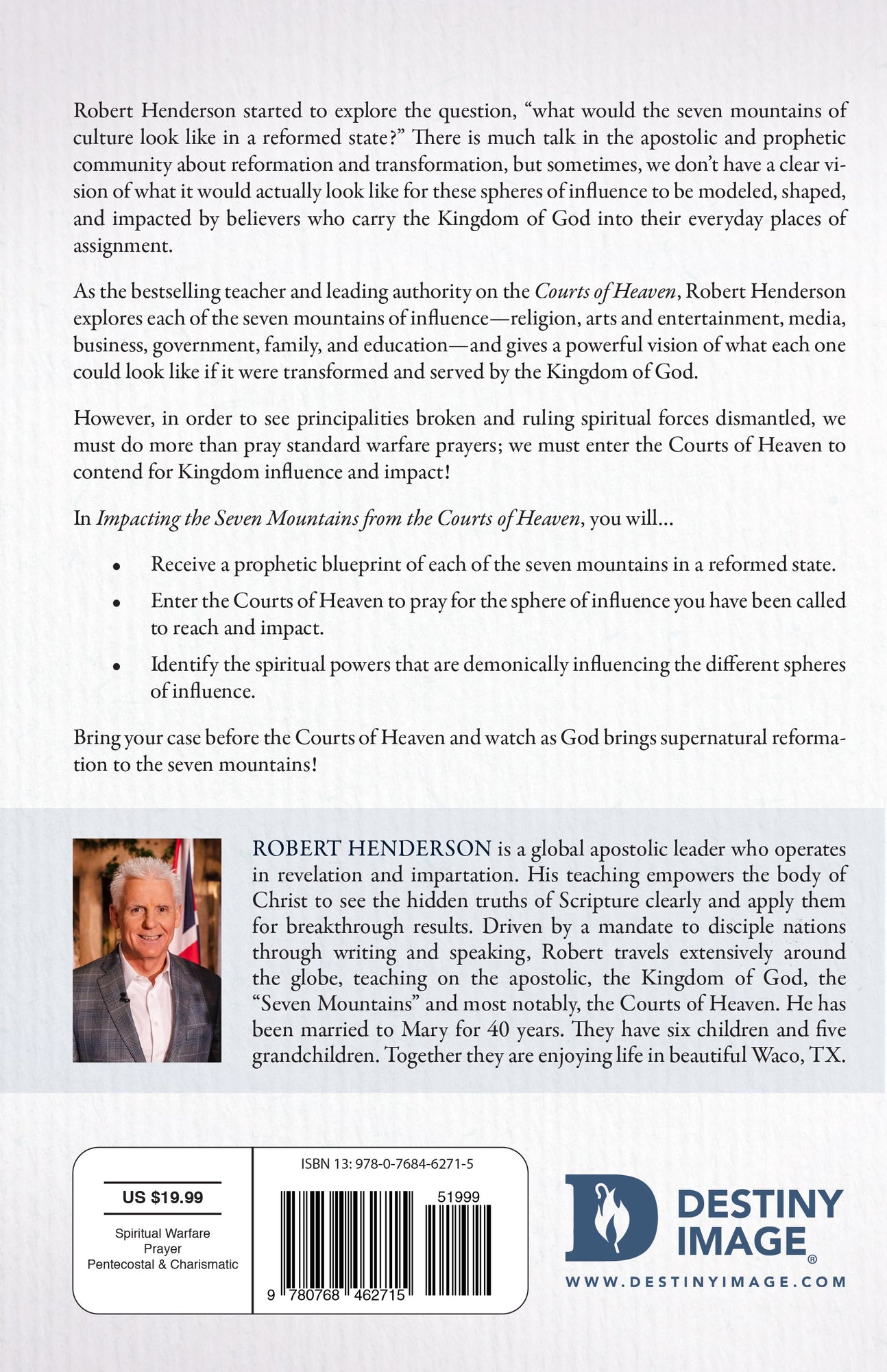 Impacting the Seven Mountains from the Courts of Heaven: Kingdom Strategies for Revival in the Church and the Reformation of Culture Paperback – February 21, 2023 Impacting the Seven Mountains from the Courts of Heaven: Kingdom Strategies for Revival in the Church and the Reformation of Culture Paperback – February 21, 2023