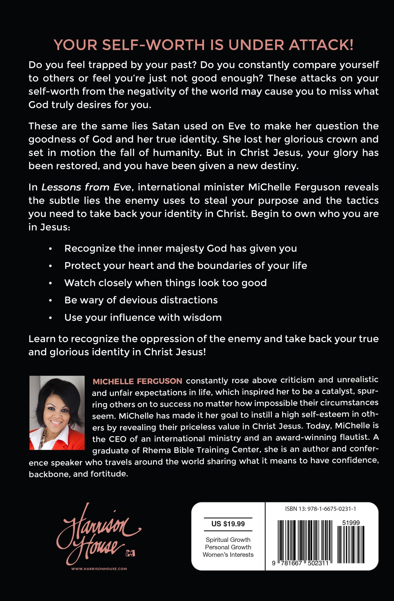 Lessons from Eve: Overcome Self-Sabotage,Take Control of Your Life, and Keep Your Crown Paperback – June 6, 2023 Lessons from Eve: Overcome Self-Sabotage,Take Control of Your Life, and Keep Your Crown Paperback – June 6, 2023