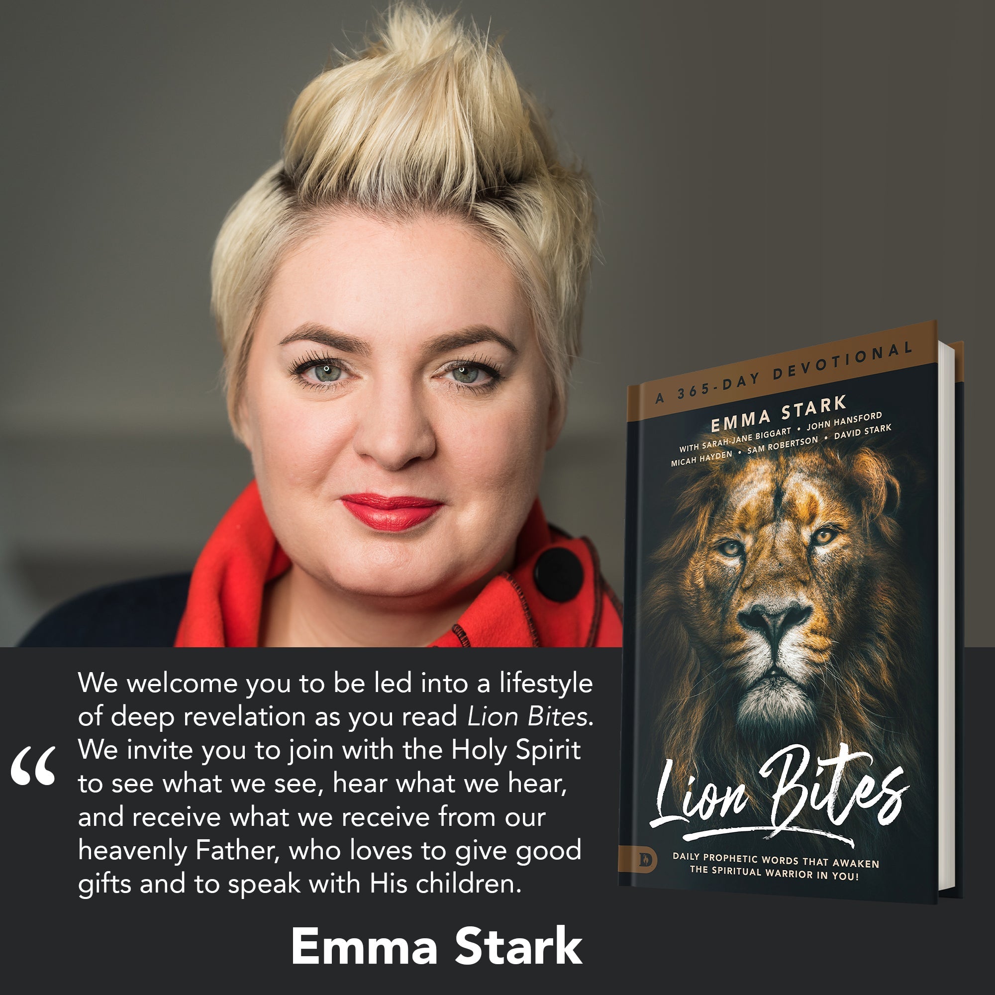 Lion Bites: Daily Prophetic Words That Awaken the Spiritual Warrior in You! Hardcover – January 1, 2022 Lion Bites: Daily Prophetic Words That Awaken the Spiritual Warrior in You! Hardcover – January 1, 2022