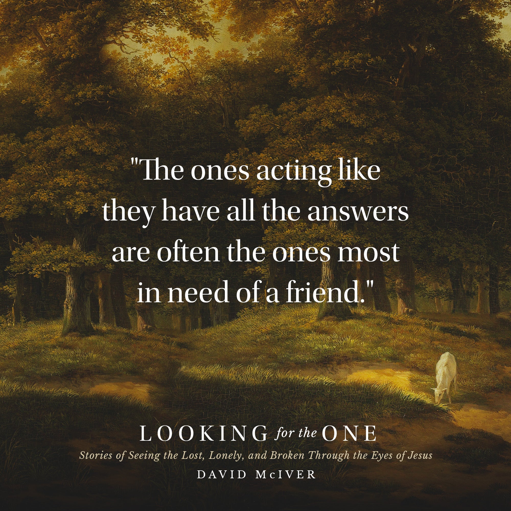 Looking for the One: Stories of Seeing the Lost, Lonely, and Broken Through the Eyes of Jesus Hardcover – May 23, 2023 Looking for the One: Stories of Seeing the Lost, Lonely, and Broken Through the Eyes of Jesus Hardcover – May 23, 2023