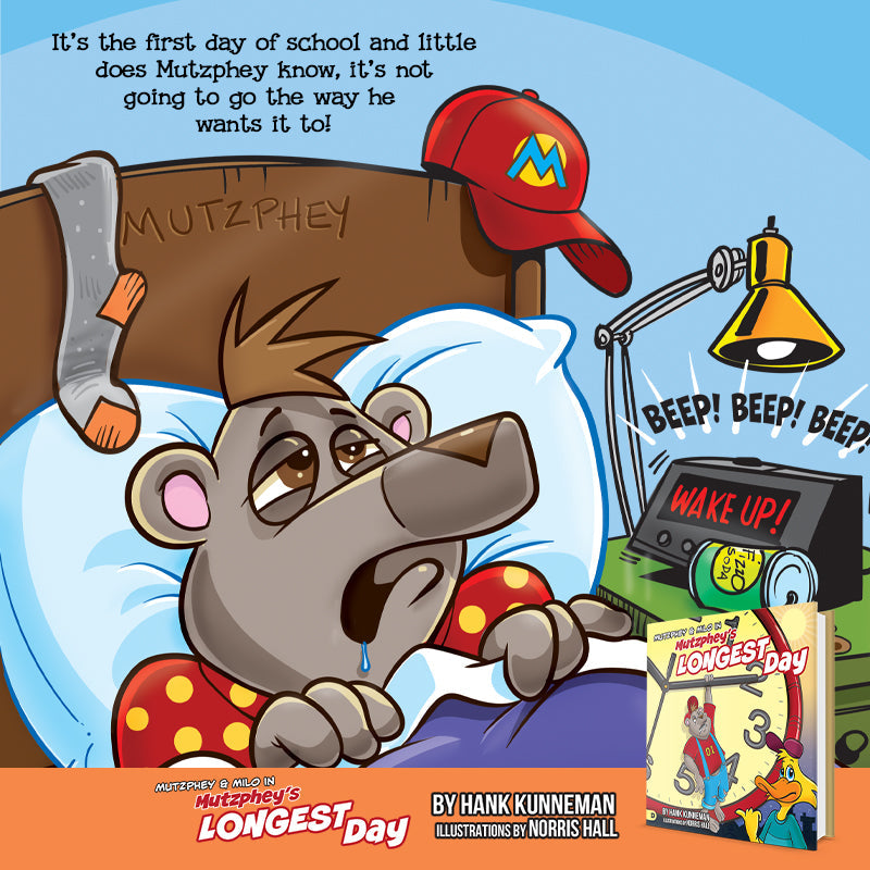 Mutzphey and Milo in Mutzphey's Longest Day (Hardcover) November 7, 2023 Mutzphey and Milo in Mutzphey's Longest Day (Hardcover) November 7, 2023