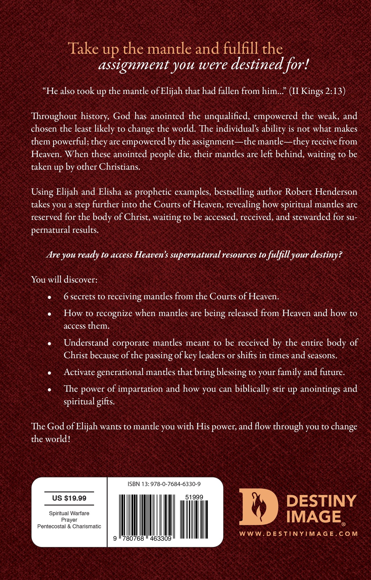 Receiving Mantles from the Courts of Heaven: Supernatural Empowerment to Fulfill the Call of God on Your Life Paperback – September 20, 2022 Receiving Mantles from the Courts of Heaven: Supernatural Empowerment to Fulfill the Call of God on Your Life Paperback – September 20, 2022