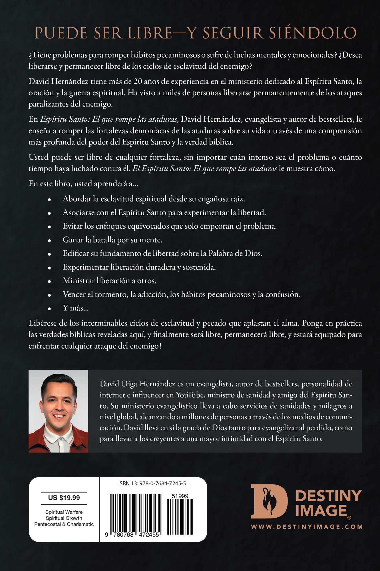 El Espíritu Santo: El que rompe las ataduras (Spanish Edition): Experimente la liberación permanente de fortalezas mentales, emocionales y demoníacas Paperback – June 6, 2023 El Espíritu Santo: El que rompe las ataduras (Spanish Edition): Experimente la liberación permanente de fortalezas mentales, emocionales y demoníacas Paperback – June 6, 2023