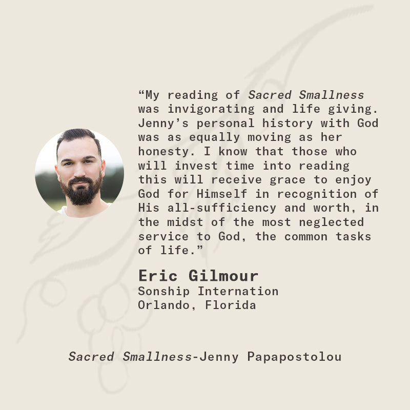Sacred Smallness: Finding Kingdom Greatness in a Fruitful, Hidden Life Paperback – May 17, 2022 Sacred Smallness: Finding Kingdom Greatness in a Fruitful, Hidden Life Paperback – May 17, 2022
