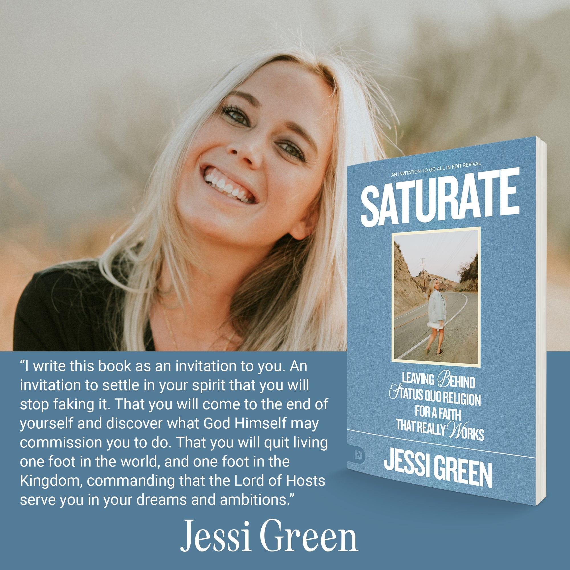 Saturate: Leaving behind Status Quo Religion for a Faith That Really Works Paperback – January 17, 2023 Saturate: Leaving behind Status Quo Religion for a Faith That Really Works Paperback – January 17, 2023