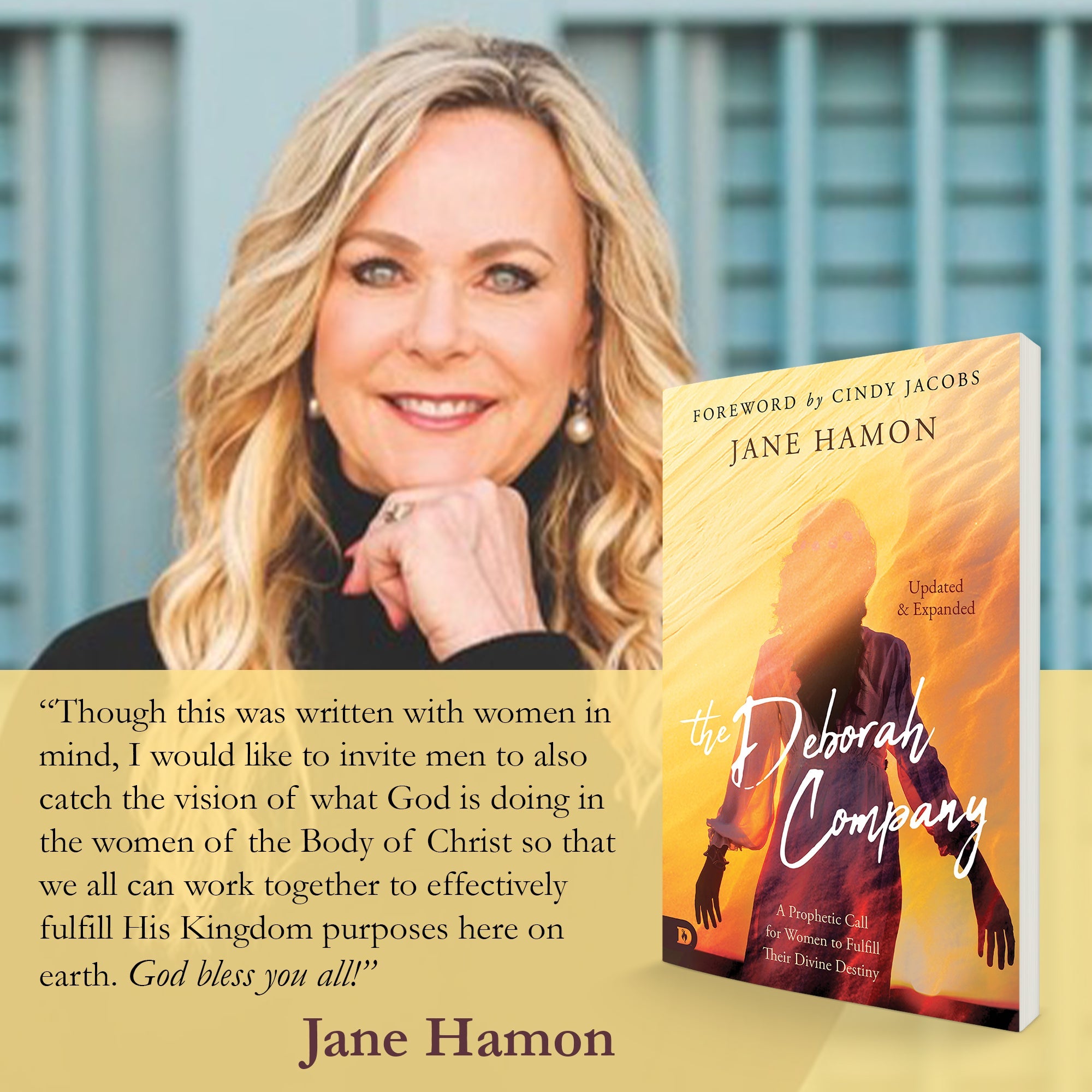 The Deborah Company (Updated and Expanded): A Prophetic Call for Women to Fulfill Their Divine Destiny Paperback – February 15, 2022 by Jane Hamon  (Author) The Deborah Company (Updated and Expanded): A Prophetic Call for Women to Fulfill Their Divine Destiny Paperback – February 15, 2022 by Jane Hamon  (Author)