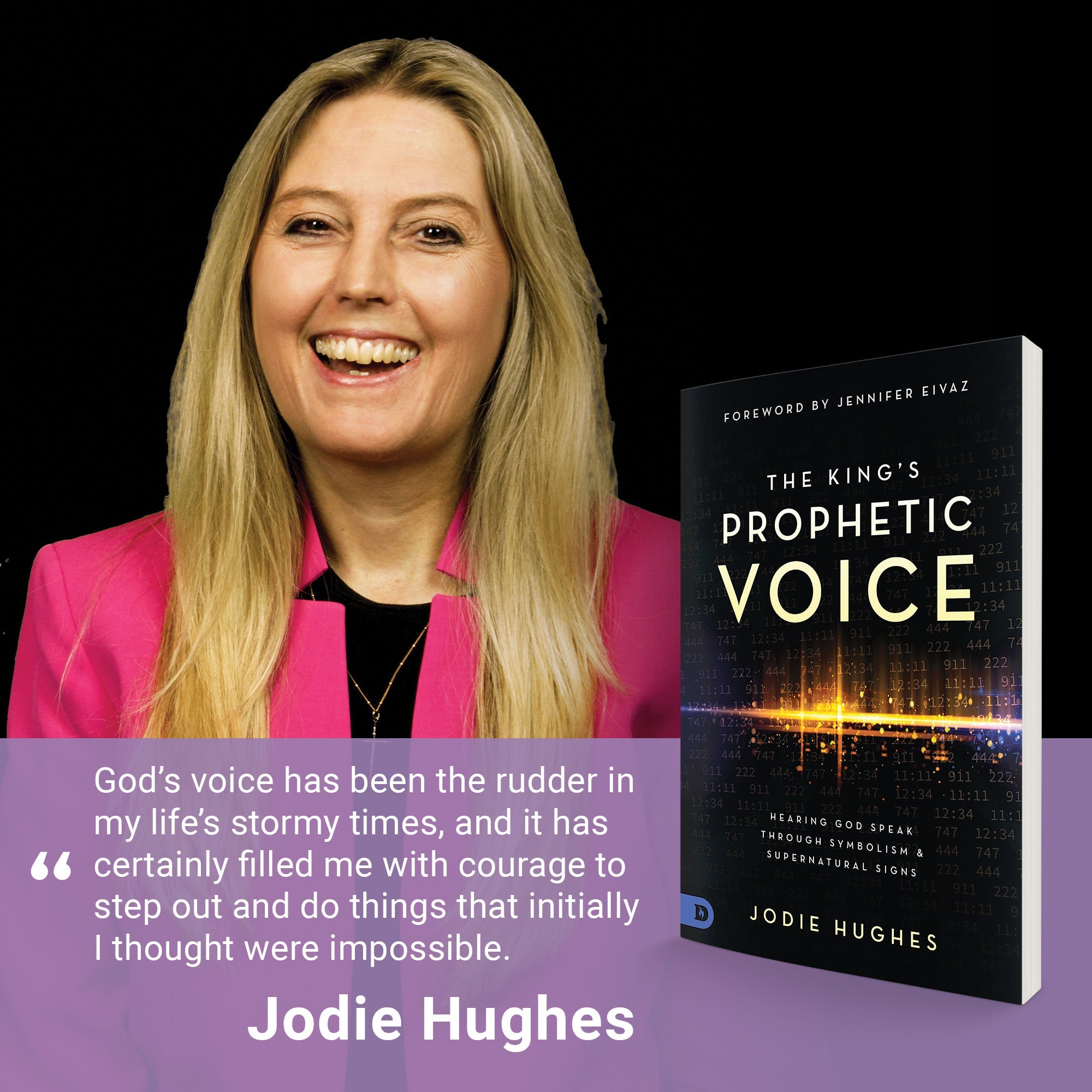 The King's Prophetic Voice: Hearing God Speak Through Symbolism and Supernatural Signs Paperback – March 15, 2022 by Jodie Hughes  (Author) The King's Prophetic Voice: Hearing God Speak Through Symbolism and Supernatural Signs Paperback – March 15, 2022 by Jodie Hughes  (Author)
