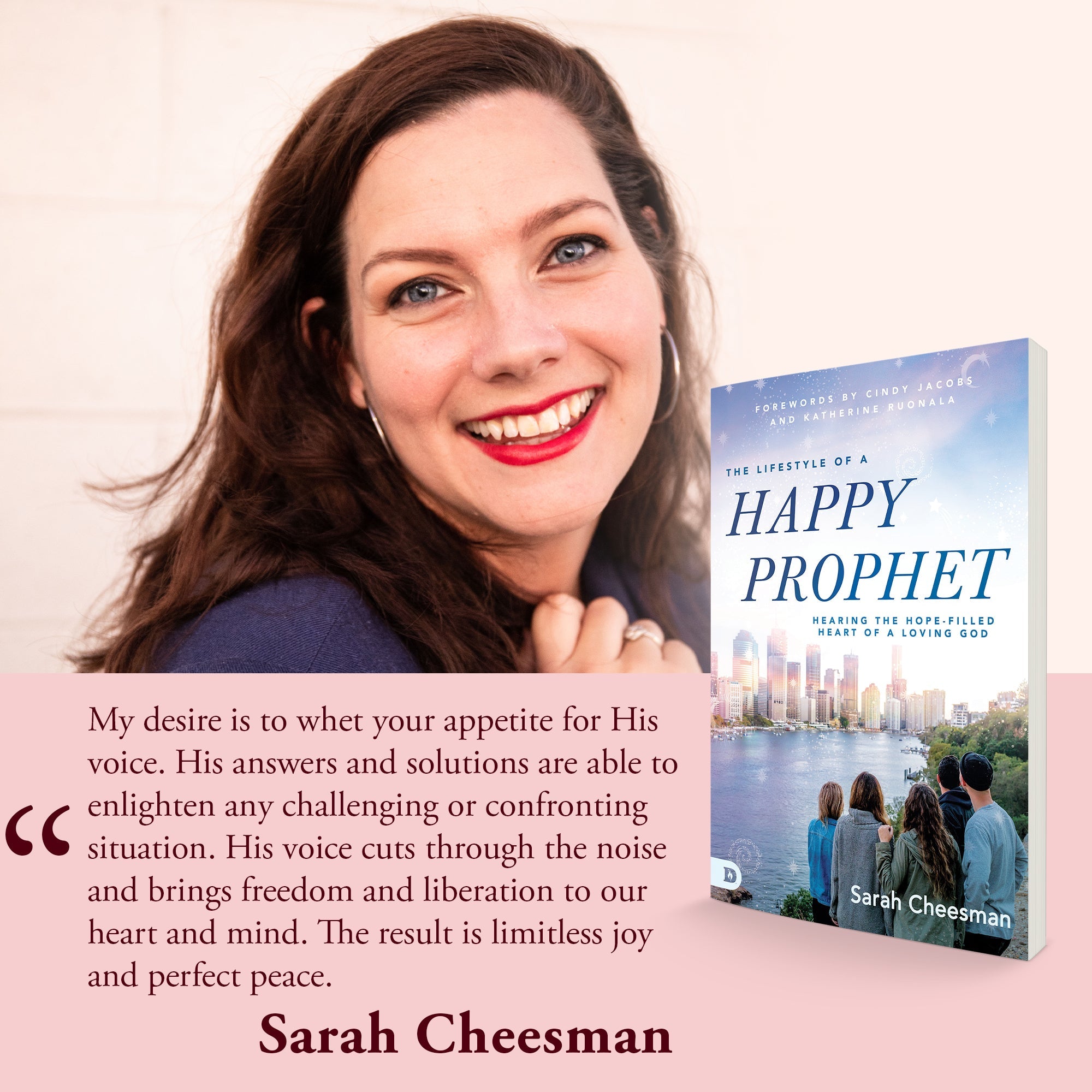The Lifestyle of a Happy Prophet: Hearing the Hope-Filled Heart of a Loving God Paperback – January 18, 2022 by Sarah Cheesman  (Author) The Lifestyle of a Happy Prophet: Hearing the Hope-Filled Heart of a Loving God Paperback – January 18, 2022 by Sarah Cheesman  (Author)