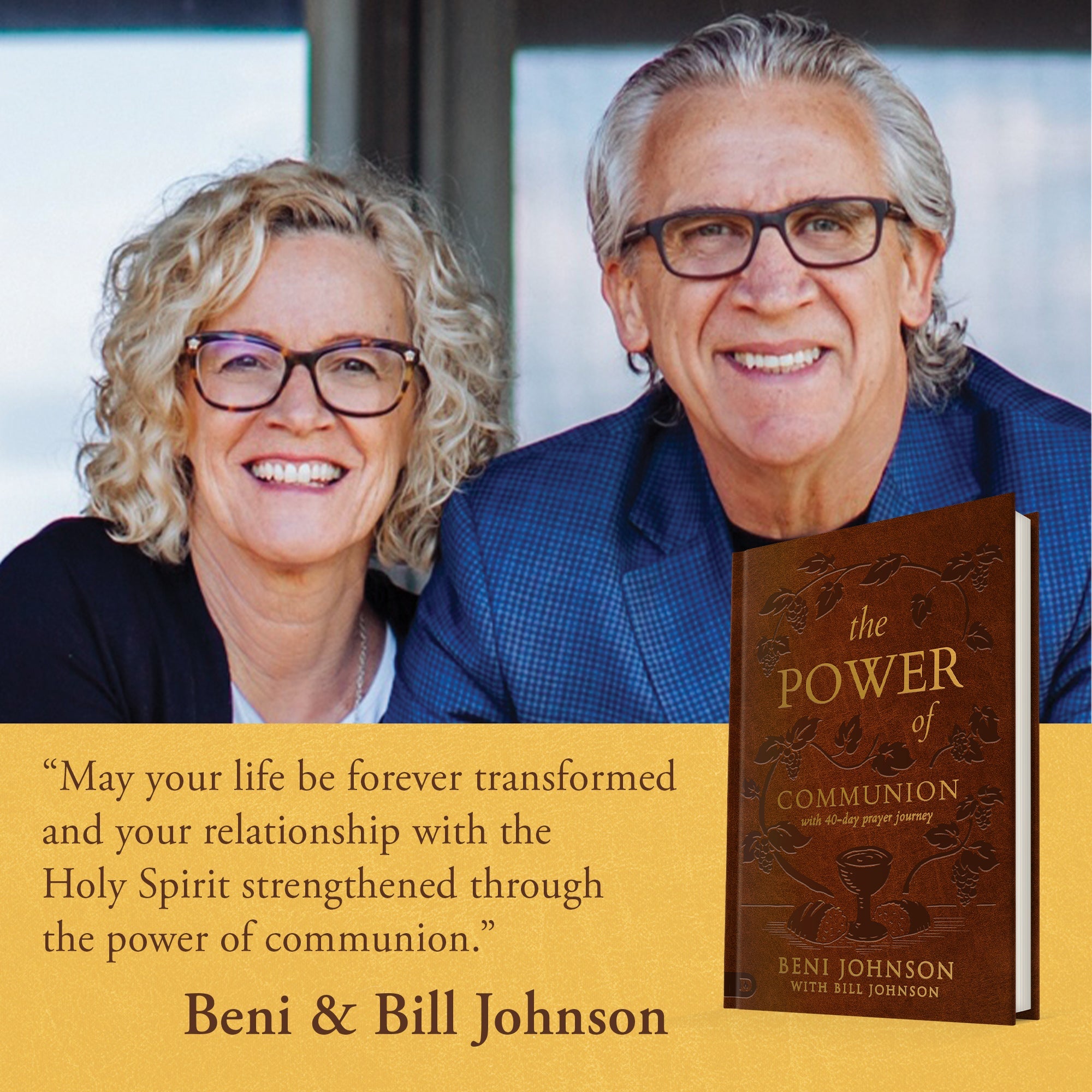 The Power of Communion with 40-Day Prayer Journey (Leather Gift Version): Accessing Miracles Through the Body and Blood of Jesus Imitation Leather – February 15, 2022 by Beni Johnson  (Author), Bill Johnson  (Author) The Power of Communion with 40-Day Prayer Journey (Leather Gift Version): Accessing Miracles Through the Body and Blood of Jesus Imitation Leather – February 15, 2022 by Beni Johnson  (Author), Bill Johnson  (Author)