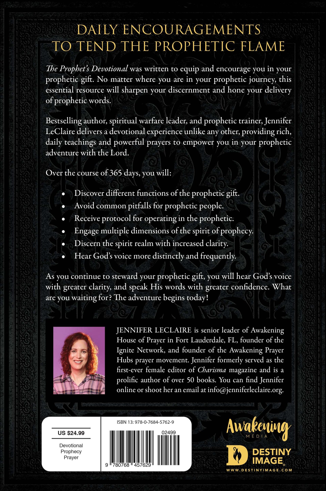 The Prophet's Devotional: 365 Daily Invitations to Hear, Discern, and Activate the Prophetic Hardcover – December 21, 2021 The Prophet's Devotional: 365 Daily Invitations to Hear, Discern, and Activate the Prophetic Hardcover – December 21, 2021