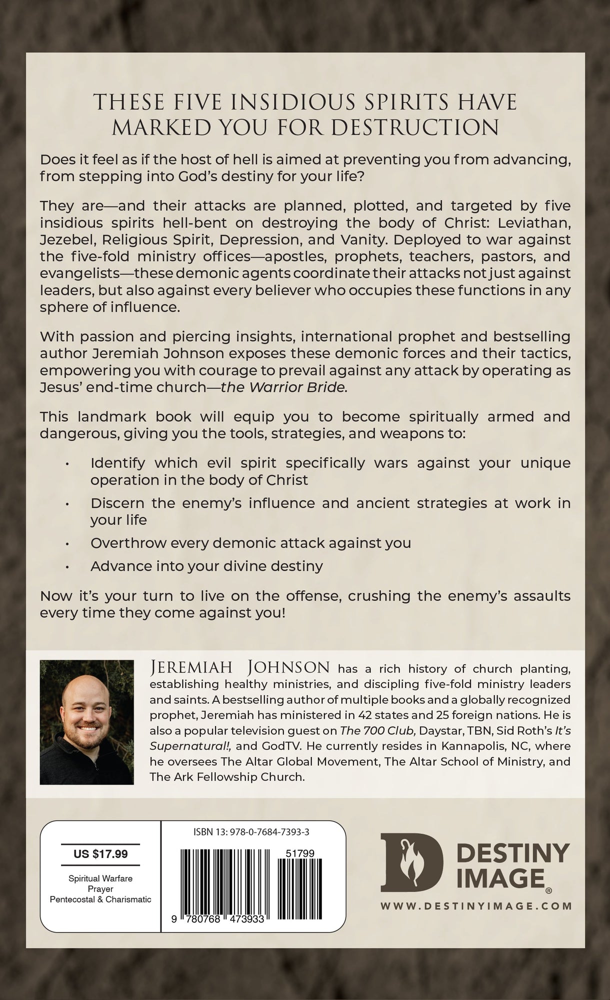 The Warrior Bride: Conquering the Five Demonic Spirits that War Against God's End-Time Church Paperback – September 5, 2023 The Warrior Bride: Conquering the Five Demonic Spirits that War Against God's End-Time Church Paperback – September 5, 2023