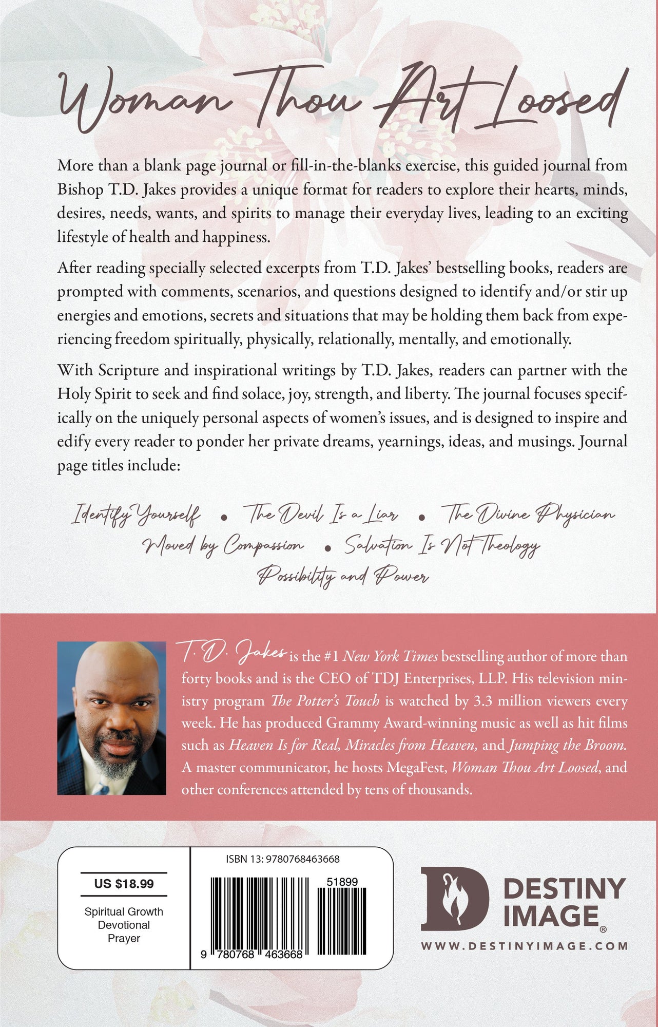 Woman Thou Art Loosed: A Guided Journal for Healing & Wholeness Paperback – August 9, 2022 Woman Thou Art Loosed: A Guided Journal for Healing & Wholeness Paperback – August 9, 2022