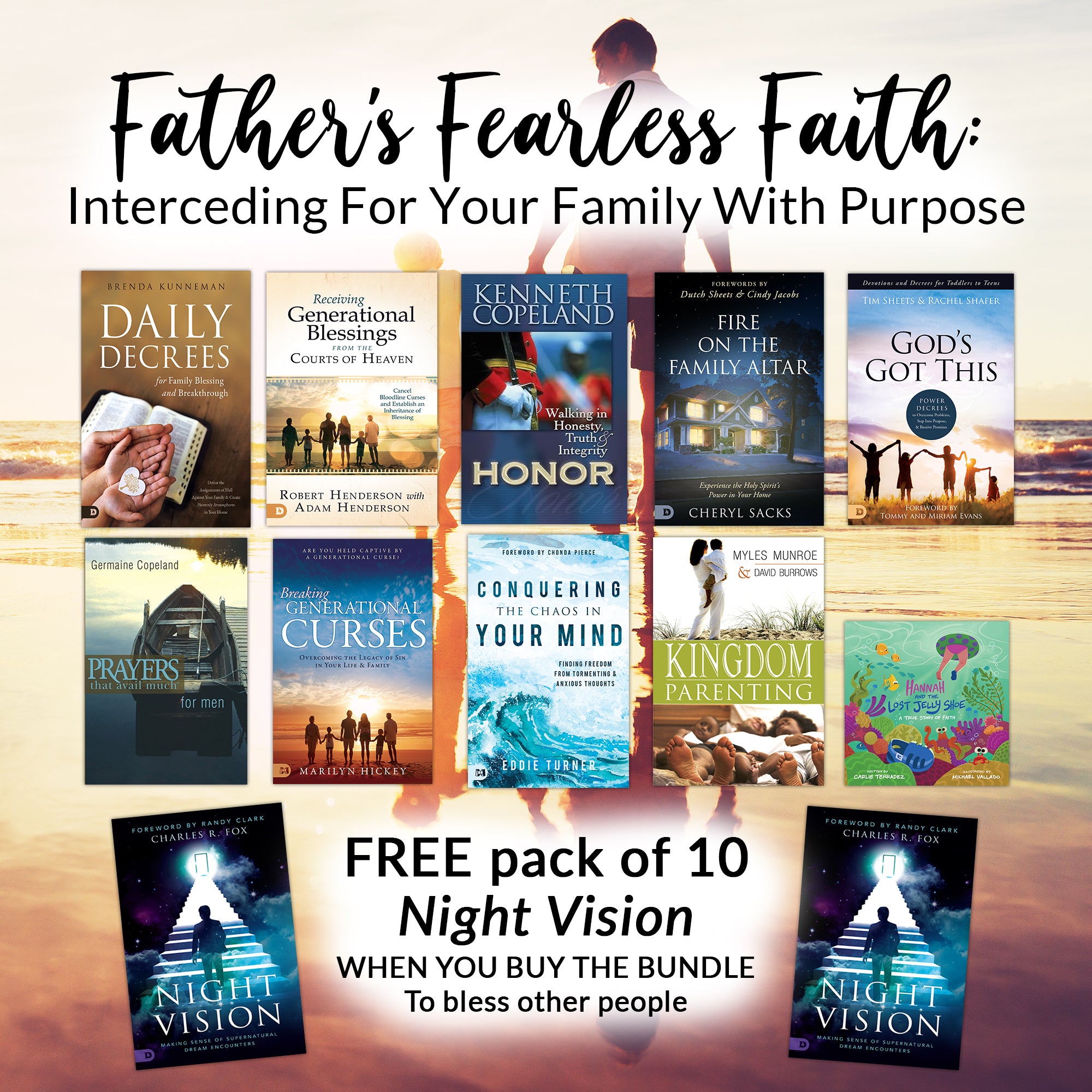 Father's Fearless Faith: Interceding For Your Family With Purpose Book Bundle