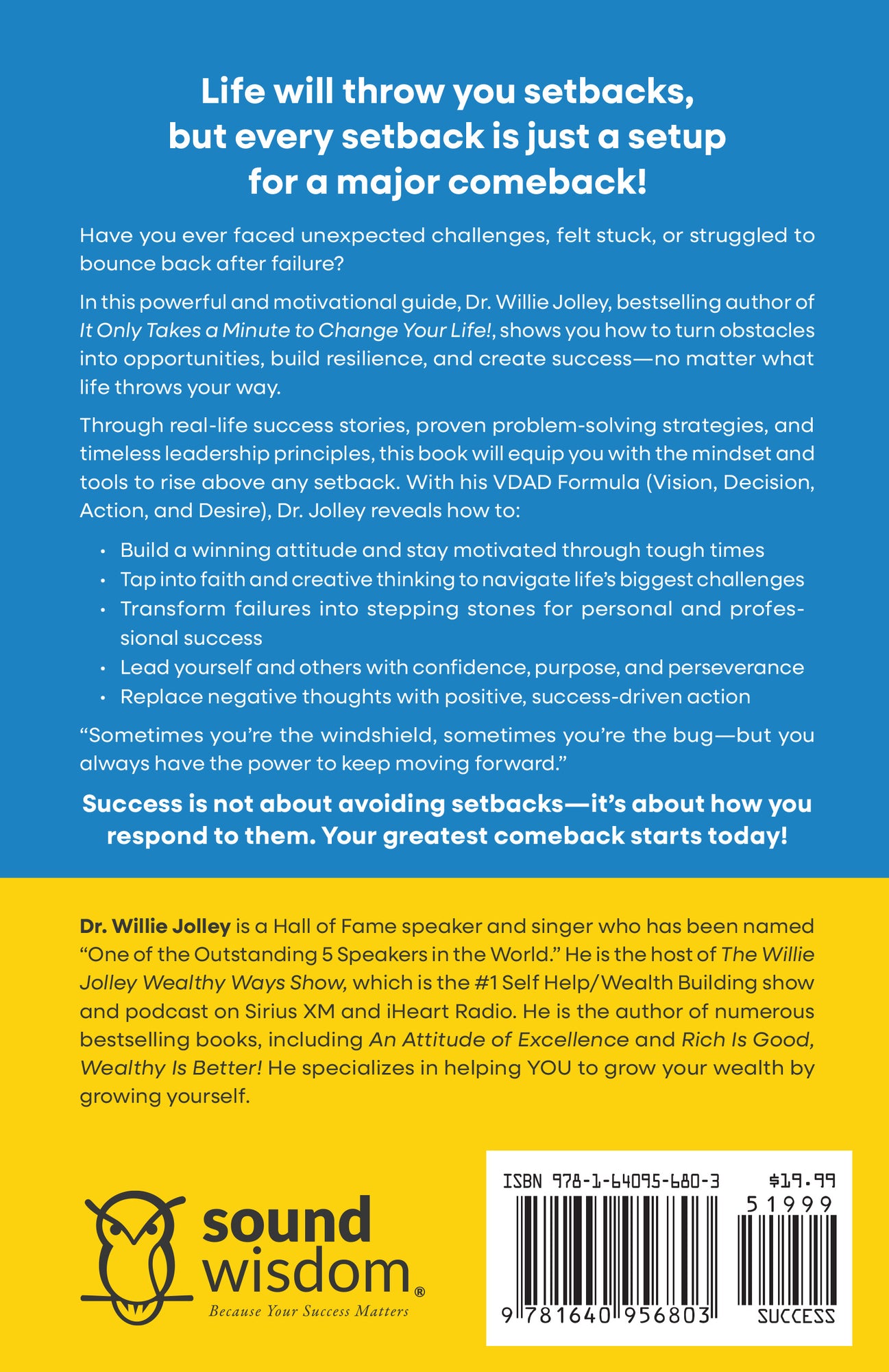 A Setback is a Setup for a Comeback: The Power of Creative Thinking and Leadership – February 3, 2026