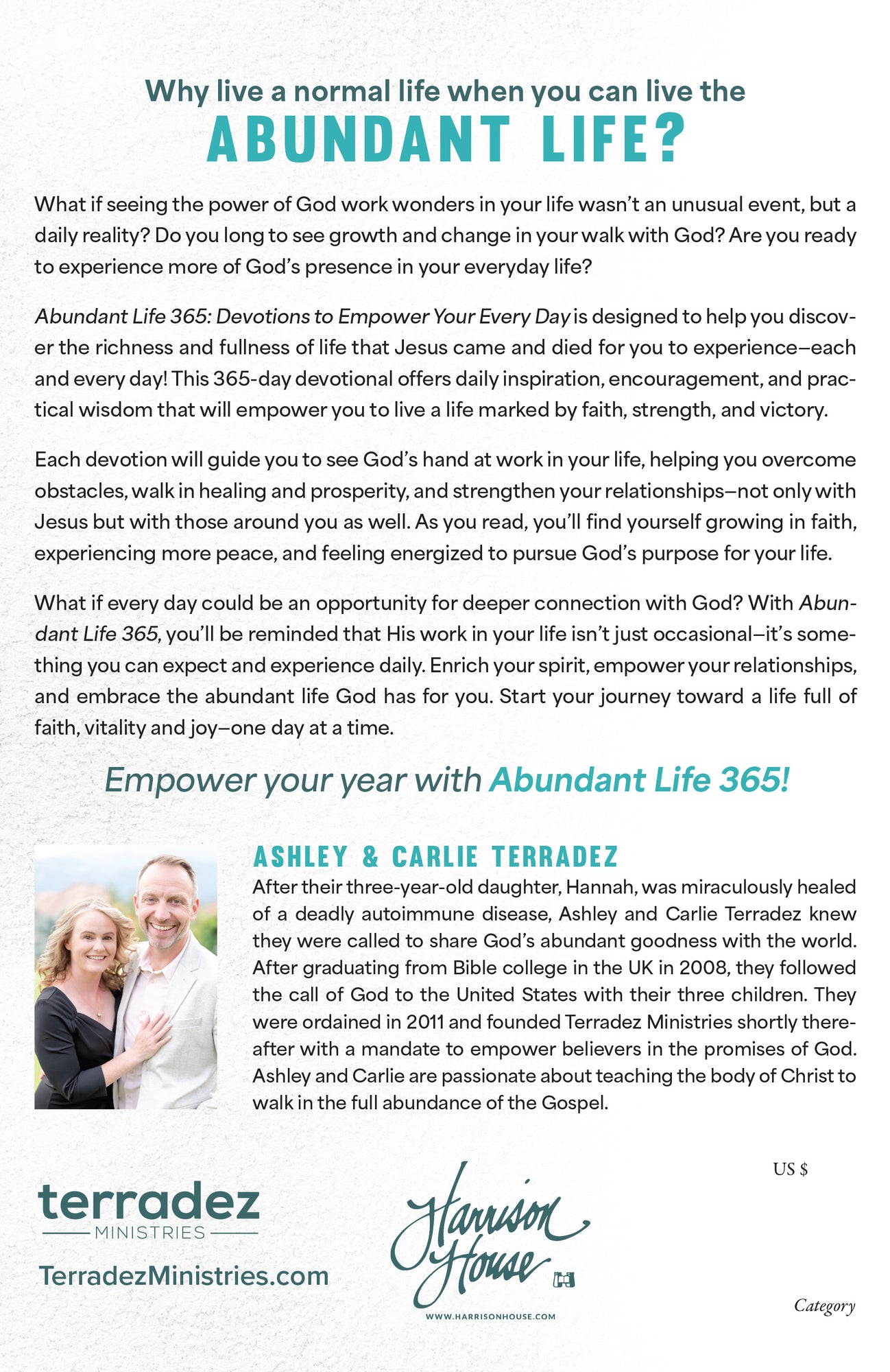 Abundant Life 365: Devotions to Empower Your Every Day Paperback – August 5, 2025